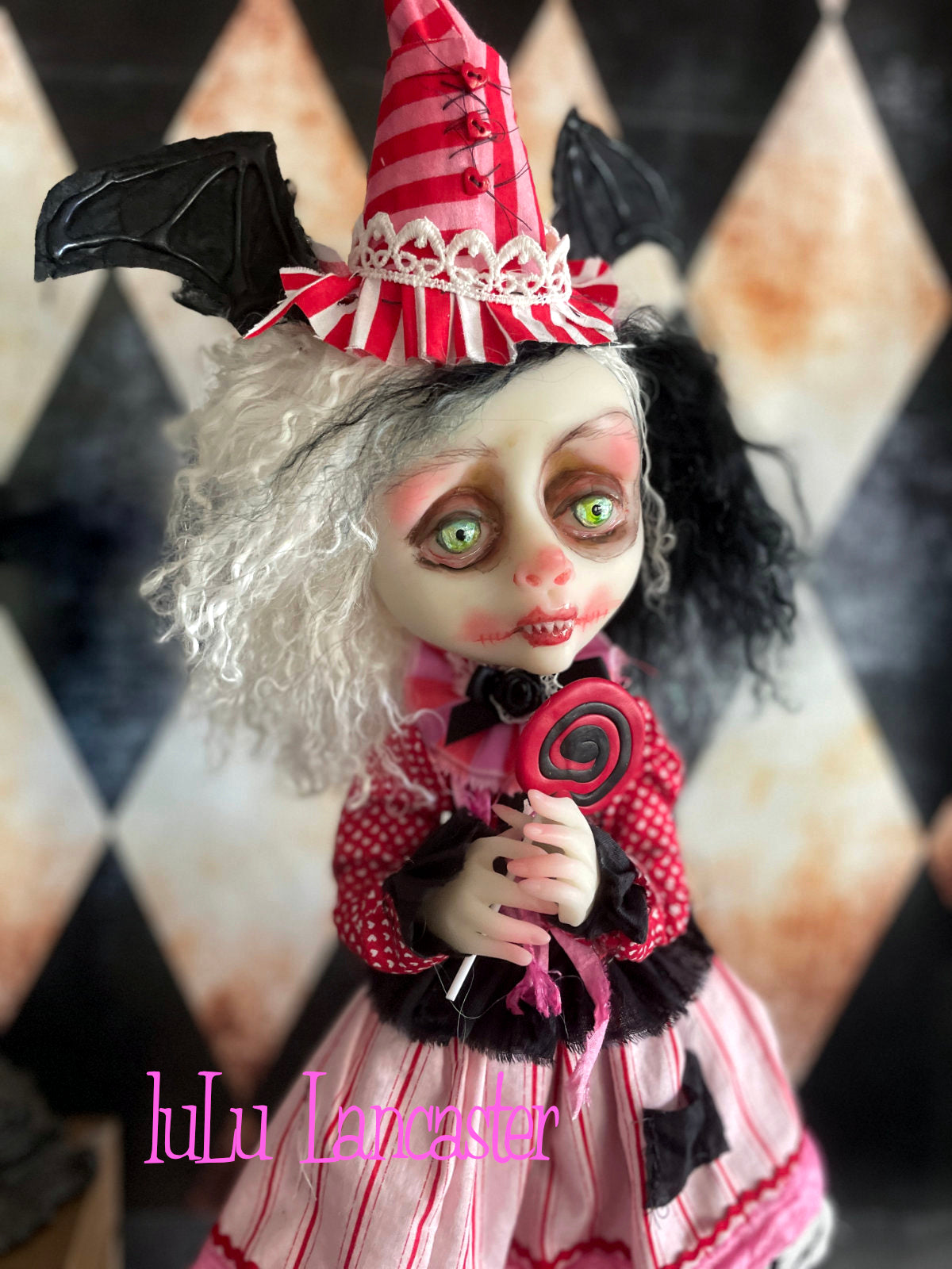 LolliCat Valloween ~Love Bites Original LuLu Lancaster Art Doll