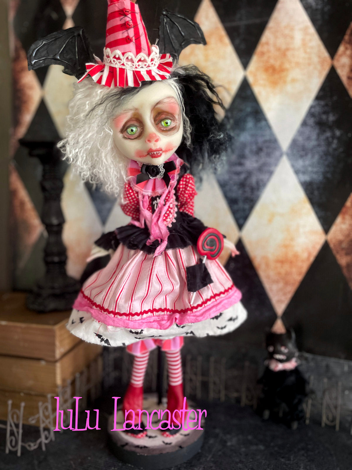 LolliCat Valloween ~Love Bites Original LuLu Lancaster Art Doll