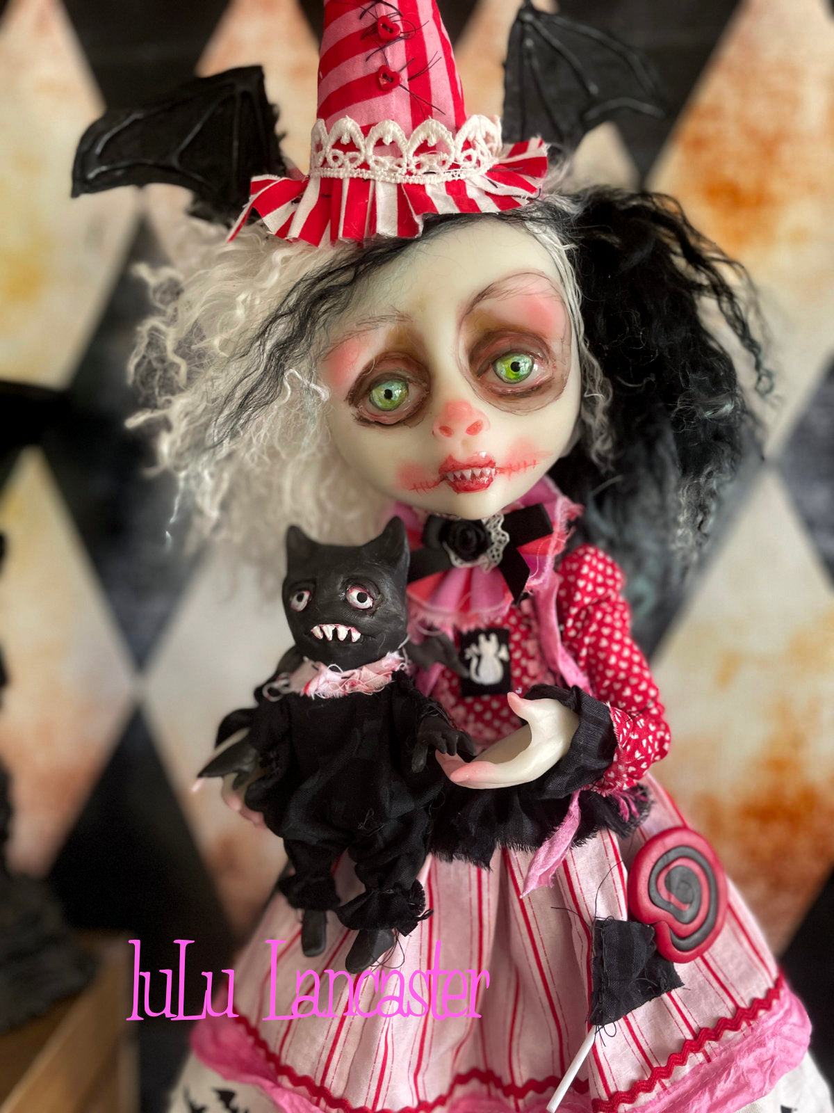 LolliCat Valloween ~Love Bites Original LuLu Lancaster Art Doll