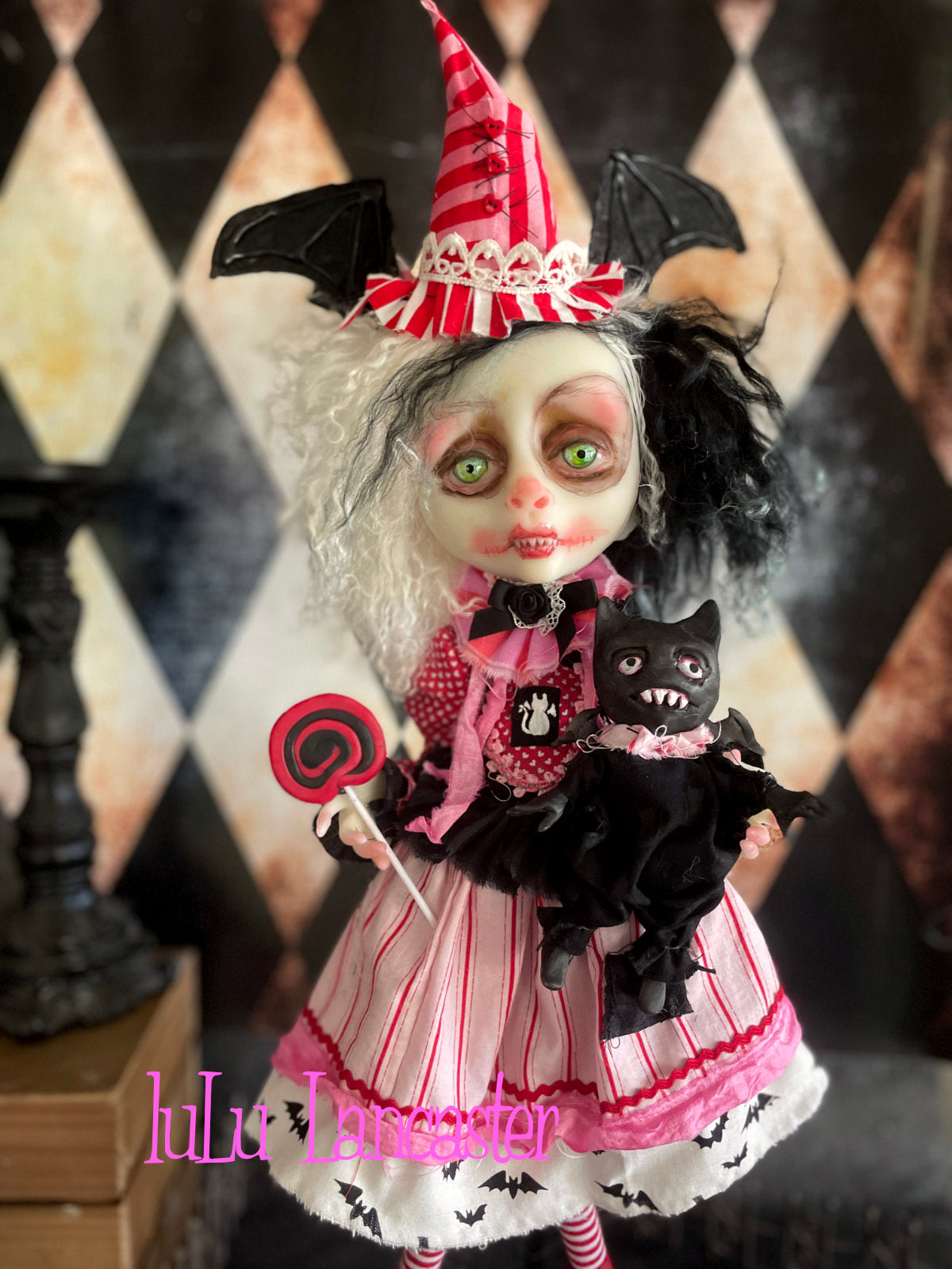 LolliCat Valloween ~Love Bites Original LuLu Lancaster Art Doll