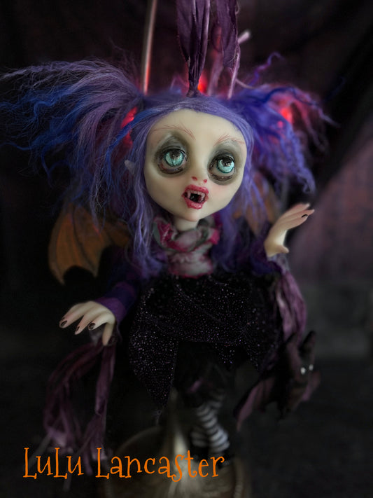 Lucilla Mini Biter Vampire Bat Halloween Original LuLu Lancaster Art Dolls