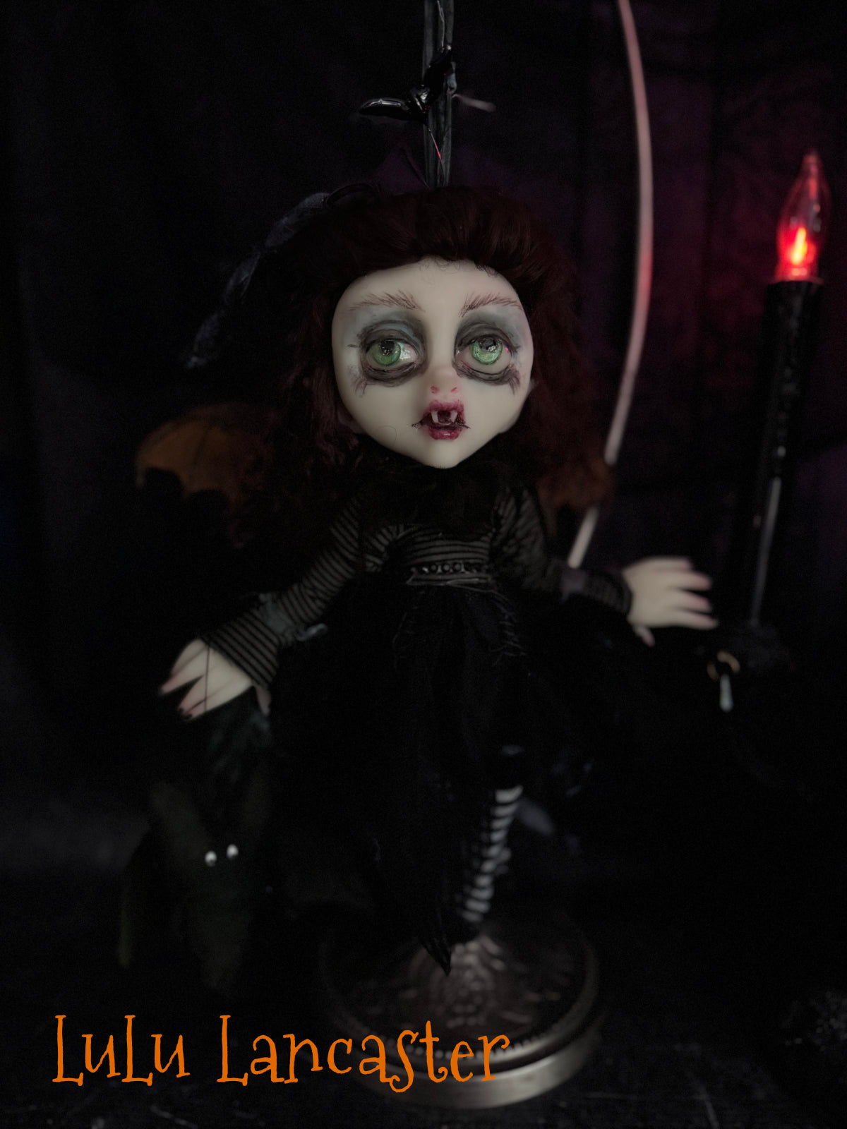 Lucinda Mini Biter Vampire Bat Halloween Original LuLu Lancaster Art Dolls
