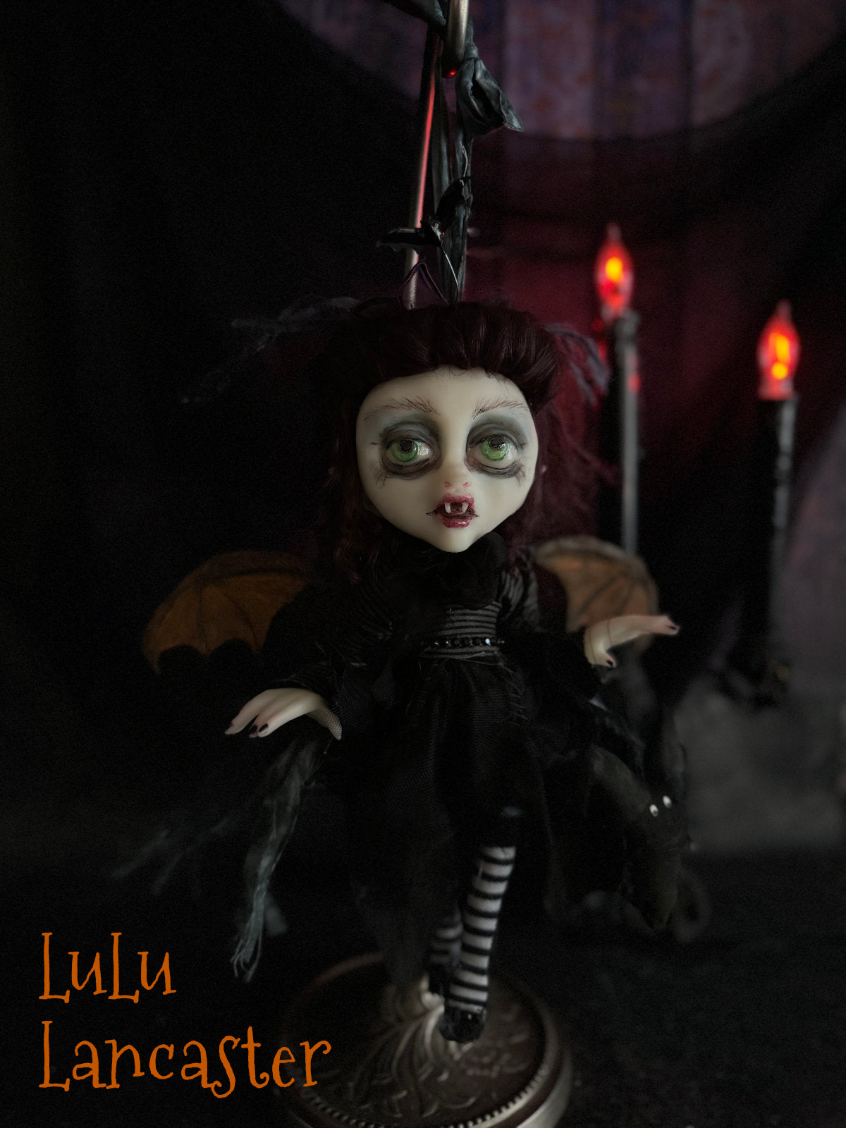 Lucinda Mini Biter Vampire Bat Halloween Original LuLu Lancaster Art Dolls