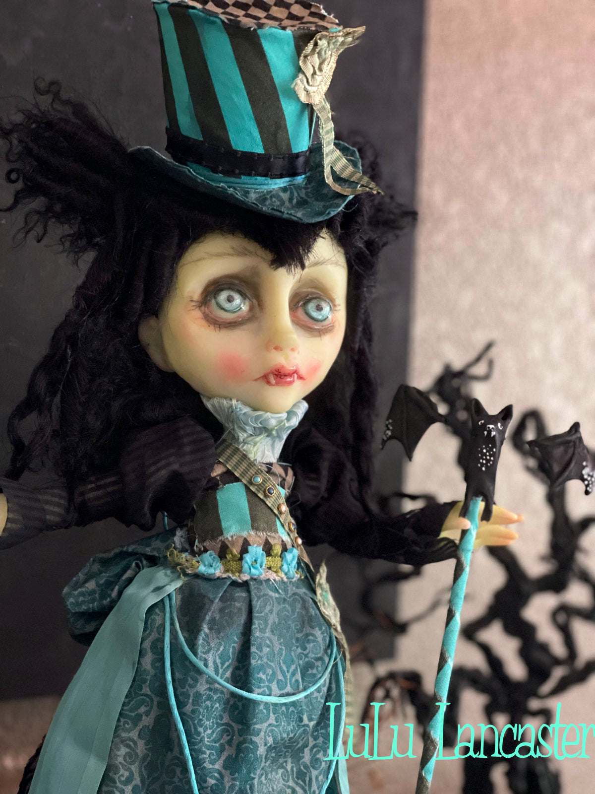 Luella The Victorian Vampire Original LuLu Lancaster Halloween Art Doll
