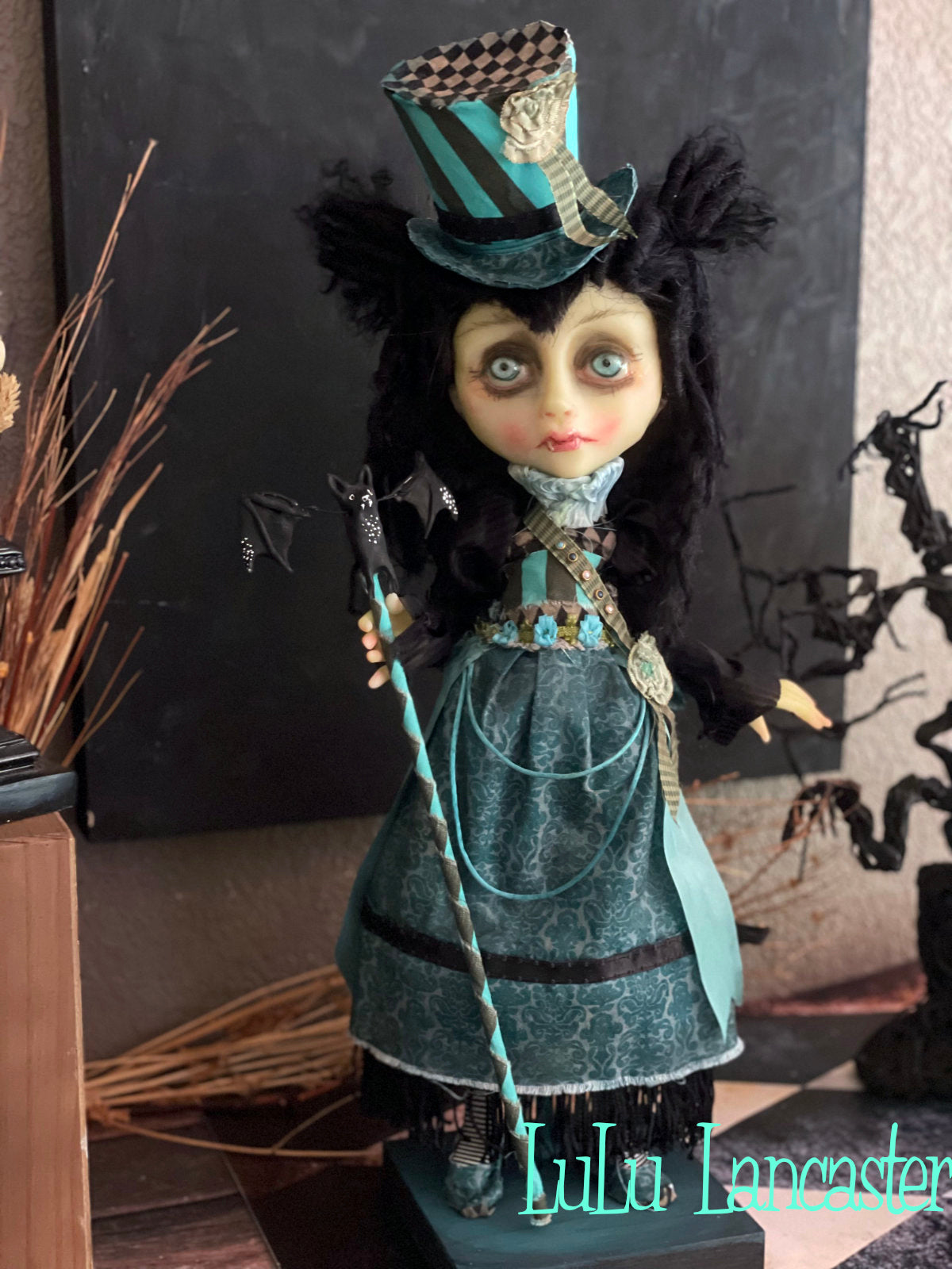 Luella The Victorian Vampire Original LuLu Lancaster Halloween Art Doll