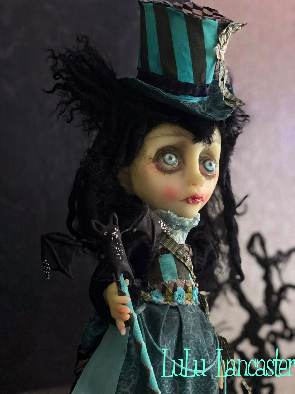 Luella The Victorian Vampire Original LuLu Lancaster Halloween Art Doll