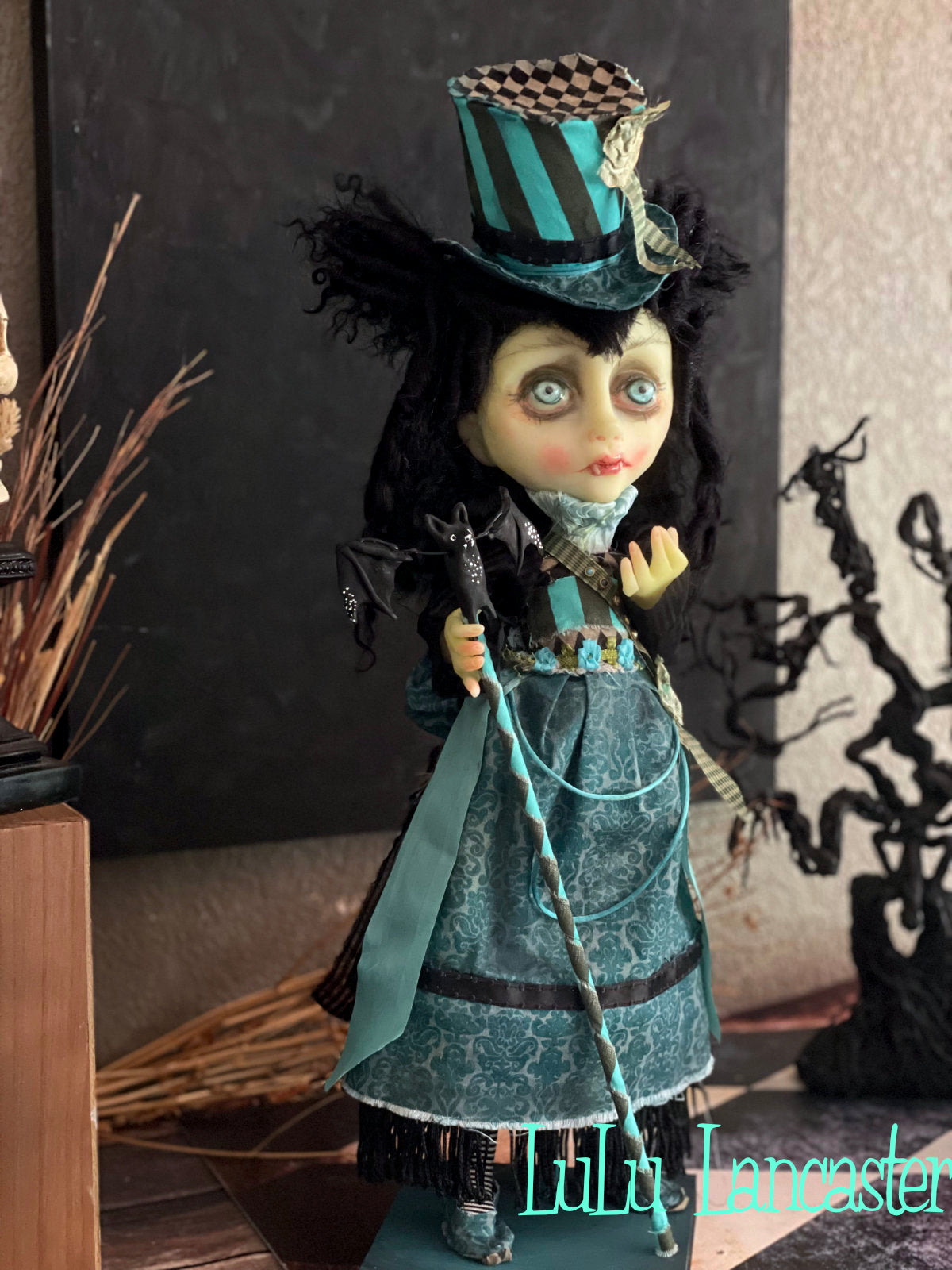 Luella The Victorian Vampire Original LuLu Lancaster Halloween Art Doll