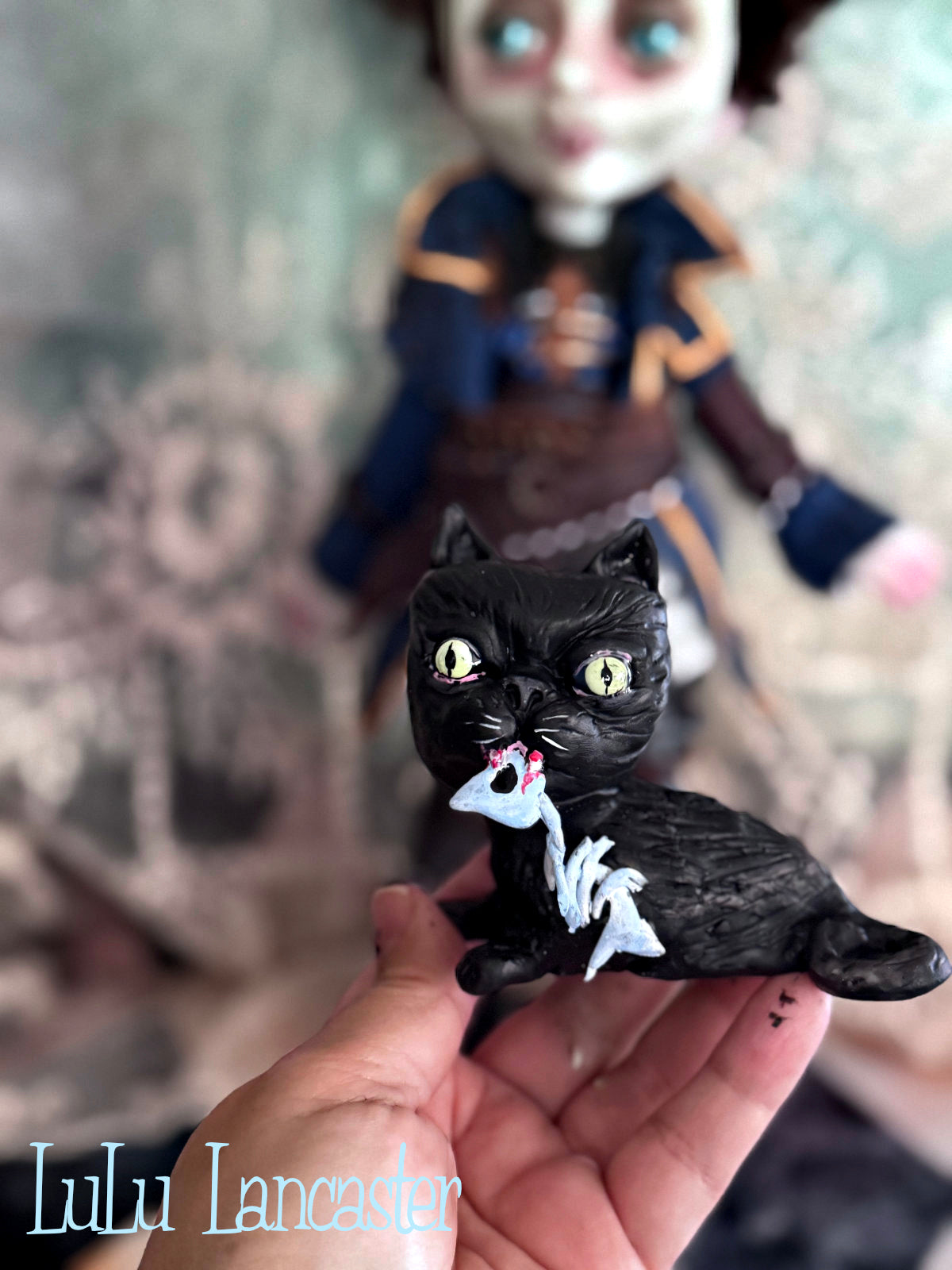 Luka and Milo Steampunk Pirate Vampire Original LuLu Lancaster Art Doll