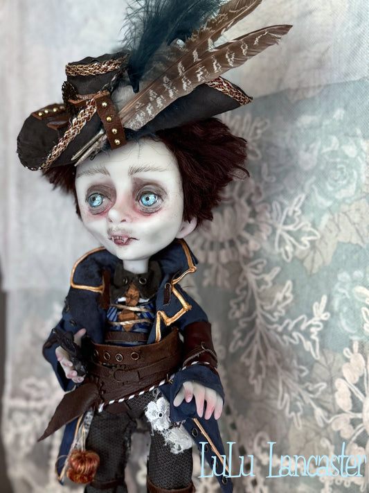 Luka and Milo Steampunk Pirate Vampire Original LuLu Lancaster Art Doll
