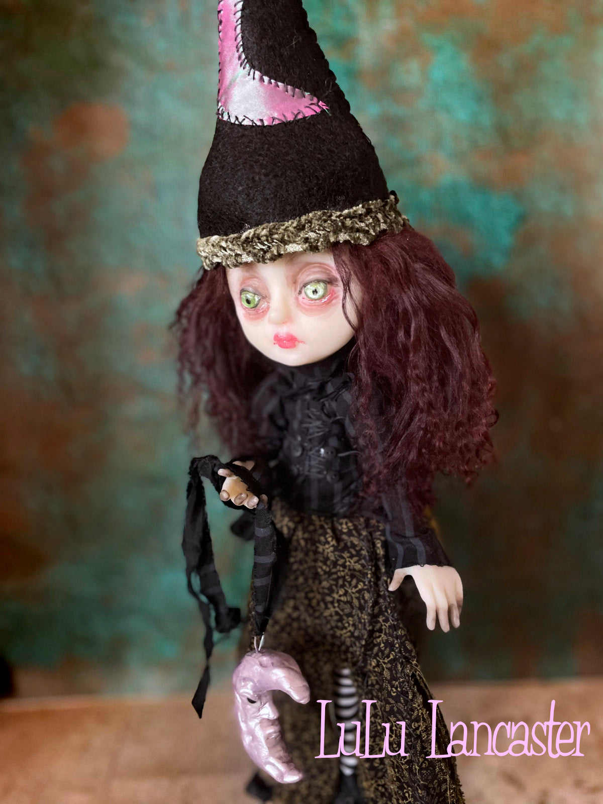 Lyra Witch of the Lavender Moon Coven Original LuLu Lancaster Art Doll