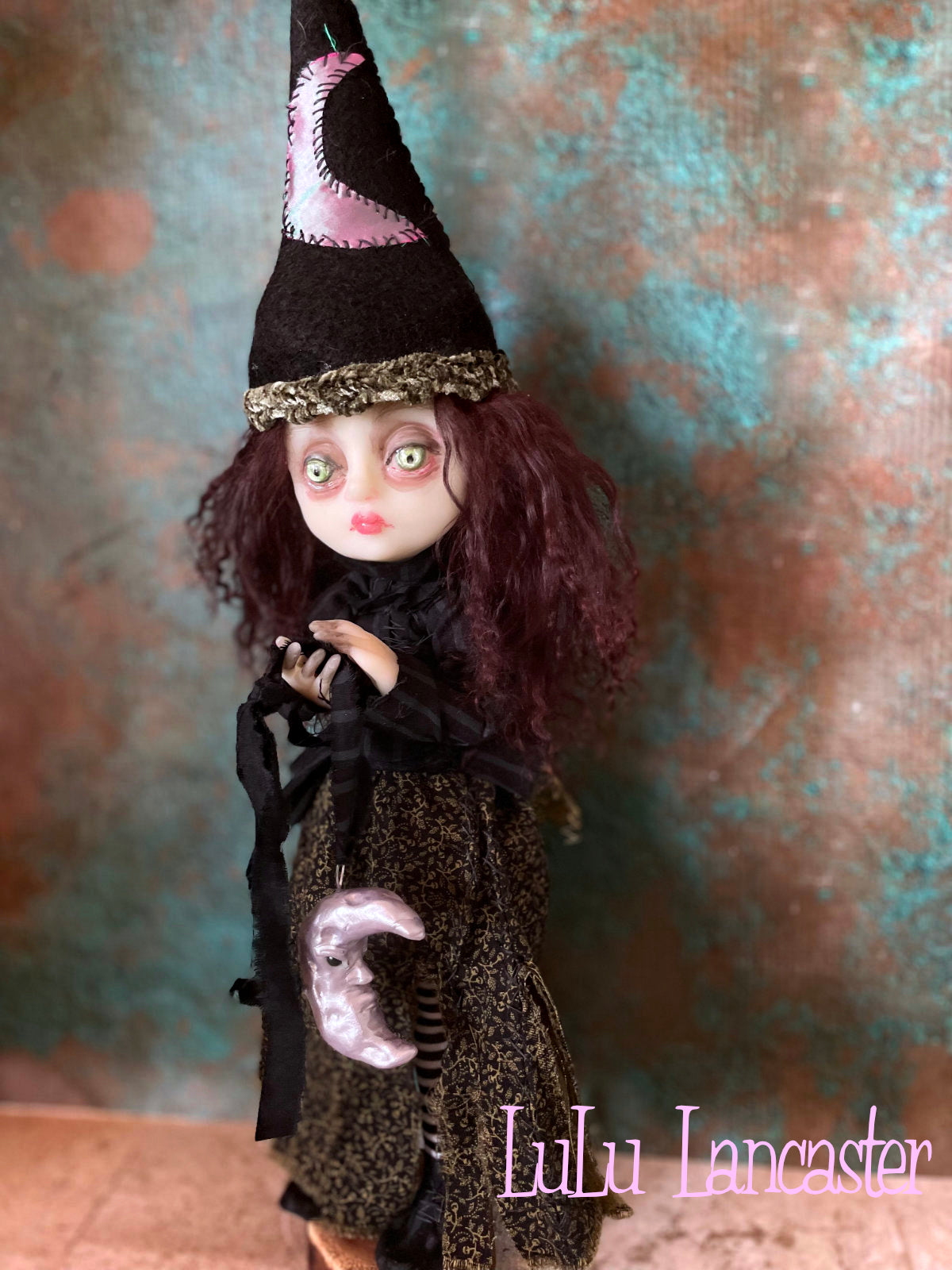 Lyra Witch of the Lavender Moon Coven Original LuLu Lancaster Art Doll