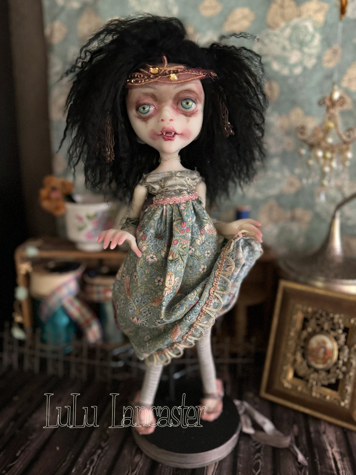 Malaika the Vampire Goth Original LuLu Lancaster Art Doll