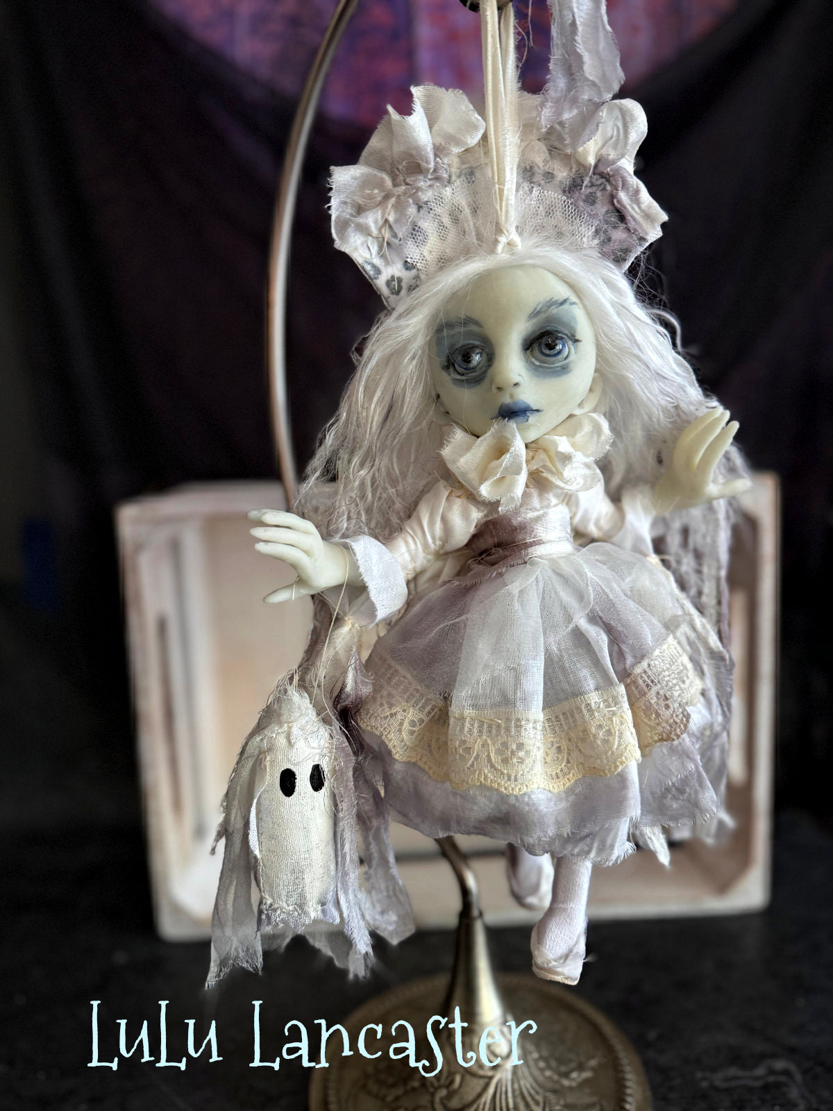 Marcie Mini Glow Ghostie Halloween Original LuLu Lancaster Art Dolls