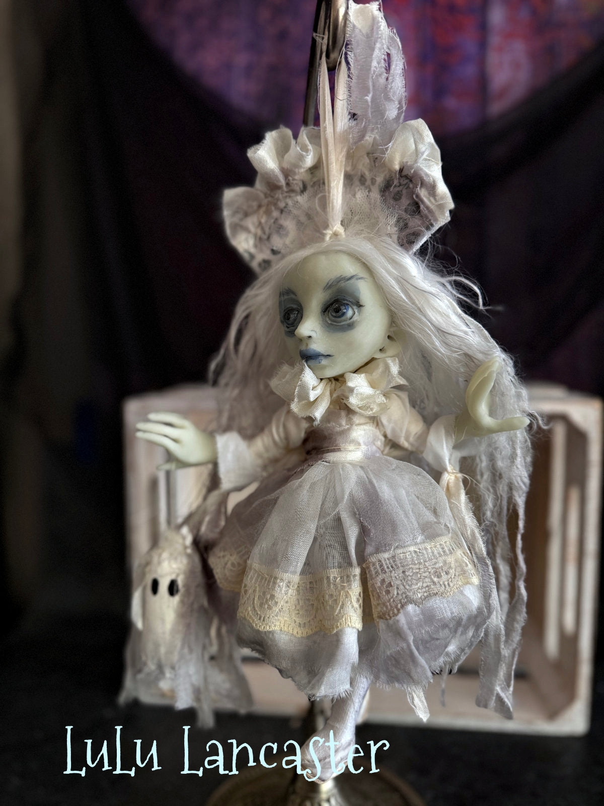 Marcie Mini Glow Ghostie Halloween Original LuLu Lancaster Art Dolls