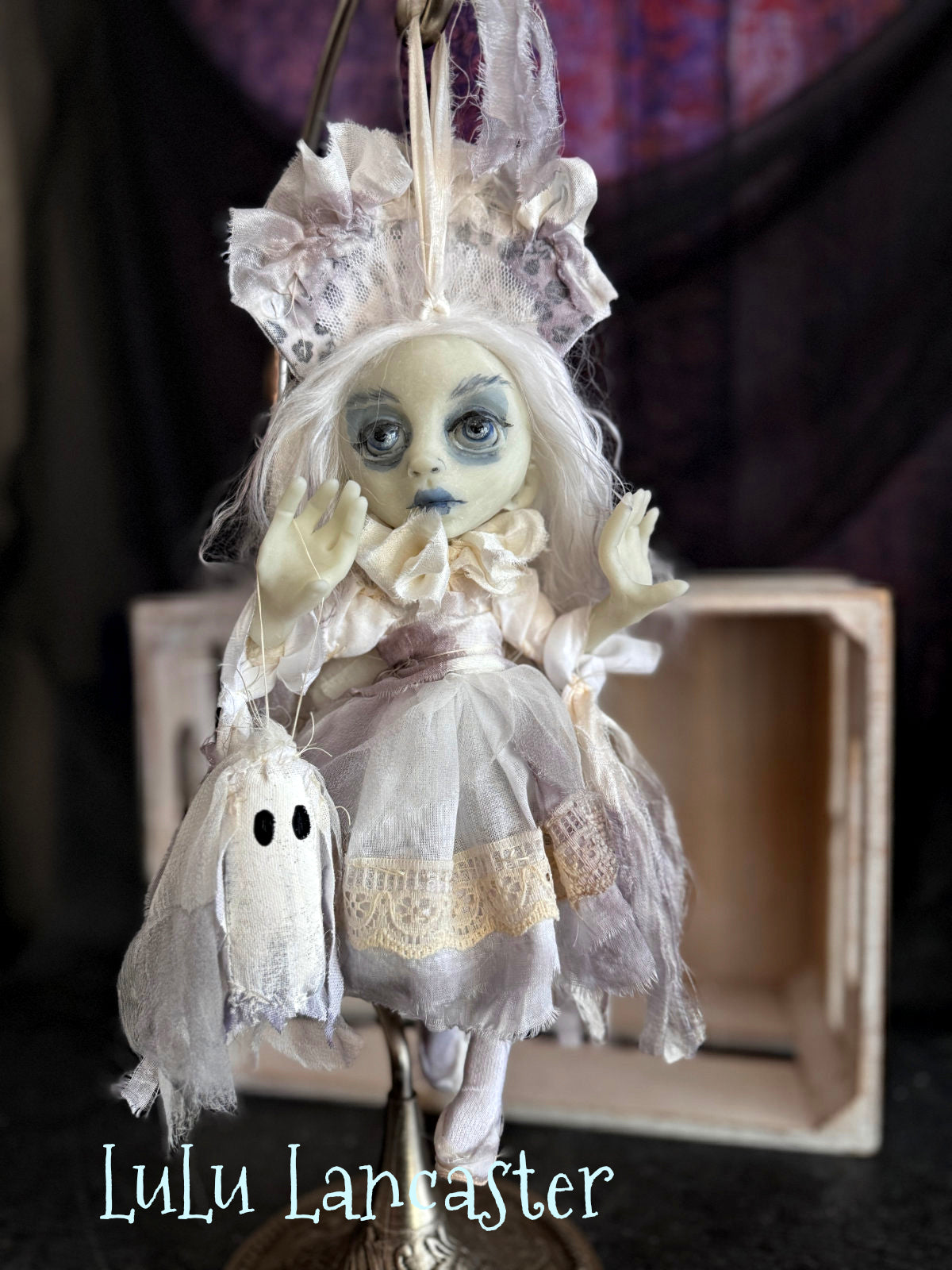 Marcie Mini Glow Ghostie Halloween Original LuLu Lancaster Art Dolls