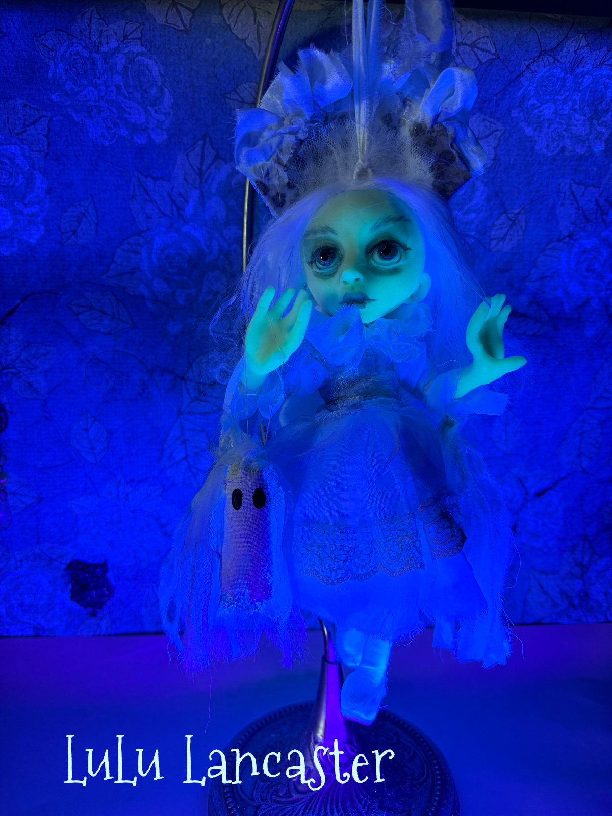 Marcie Mini Glow Ghostie Halloween Original LuLu Lancaster Art Dolls