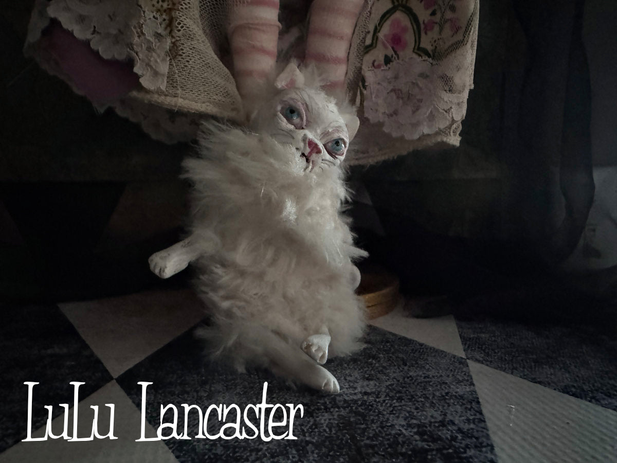 Marnie and Marshmallow Vampire Original LuLu Lancaster Art Doll
