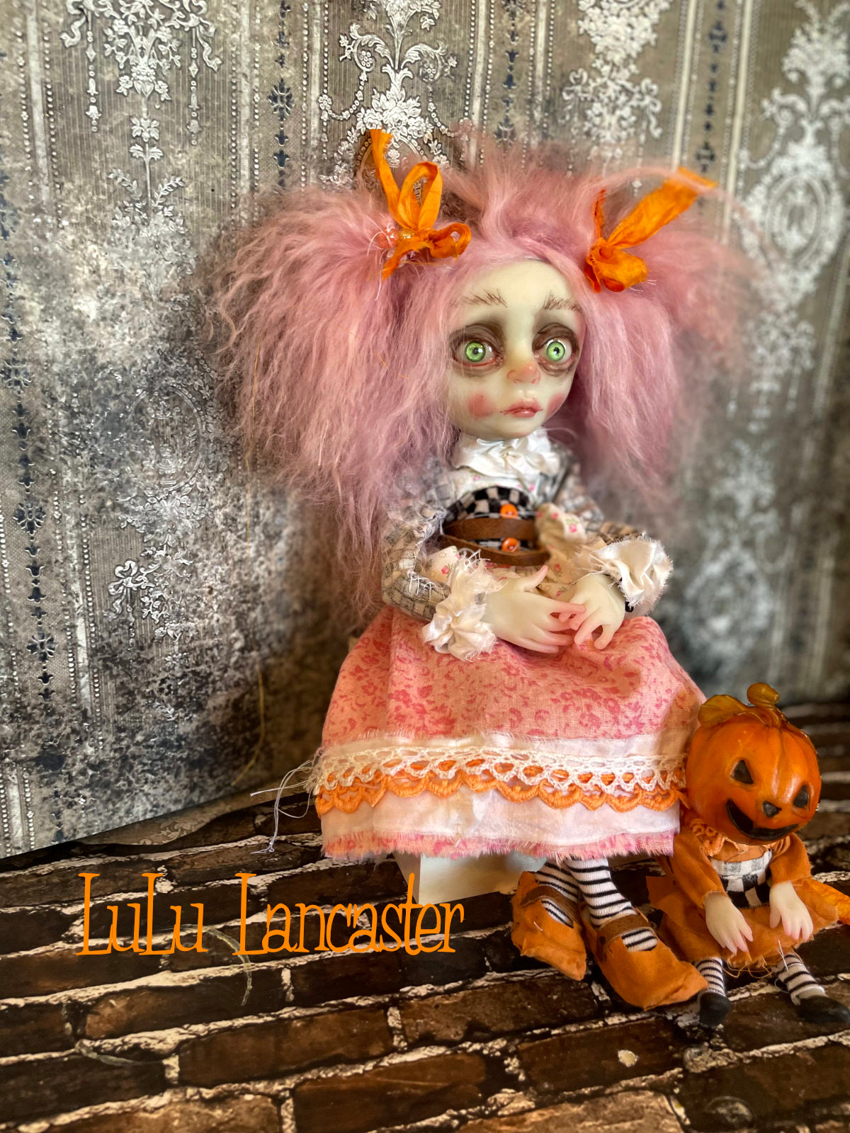 Meggie Halloween sitter Original LuLu Lancaster Art Doll