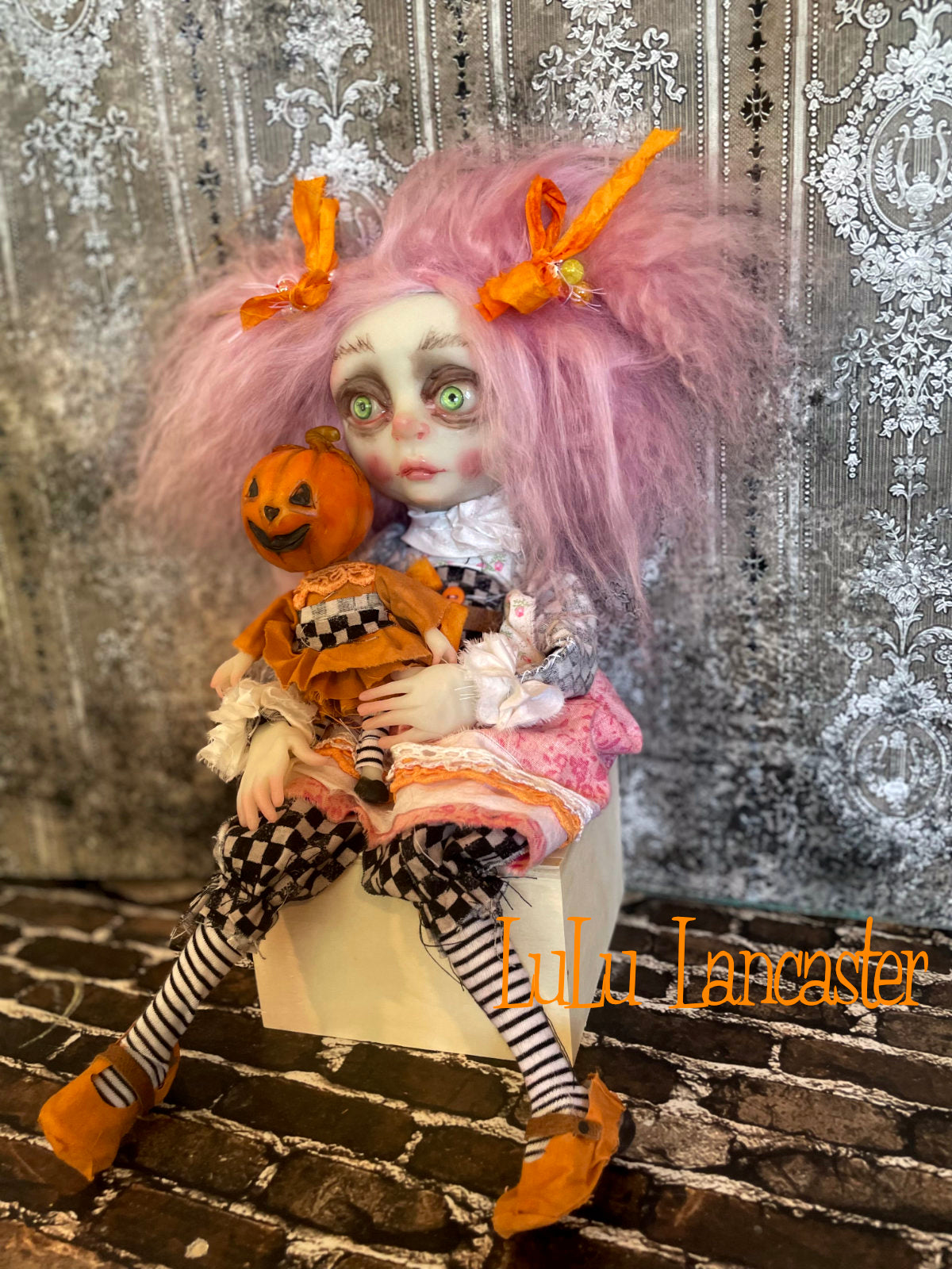 Meggie Halloween sitter Original LuLu Lancaster Art Doll