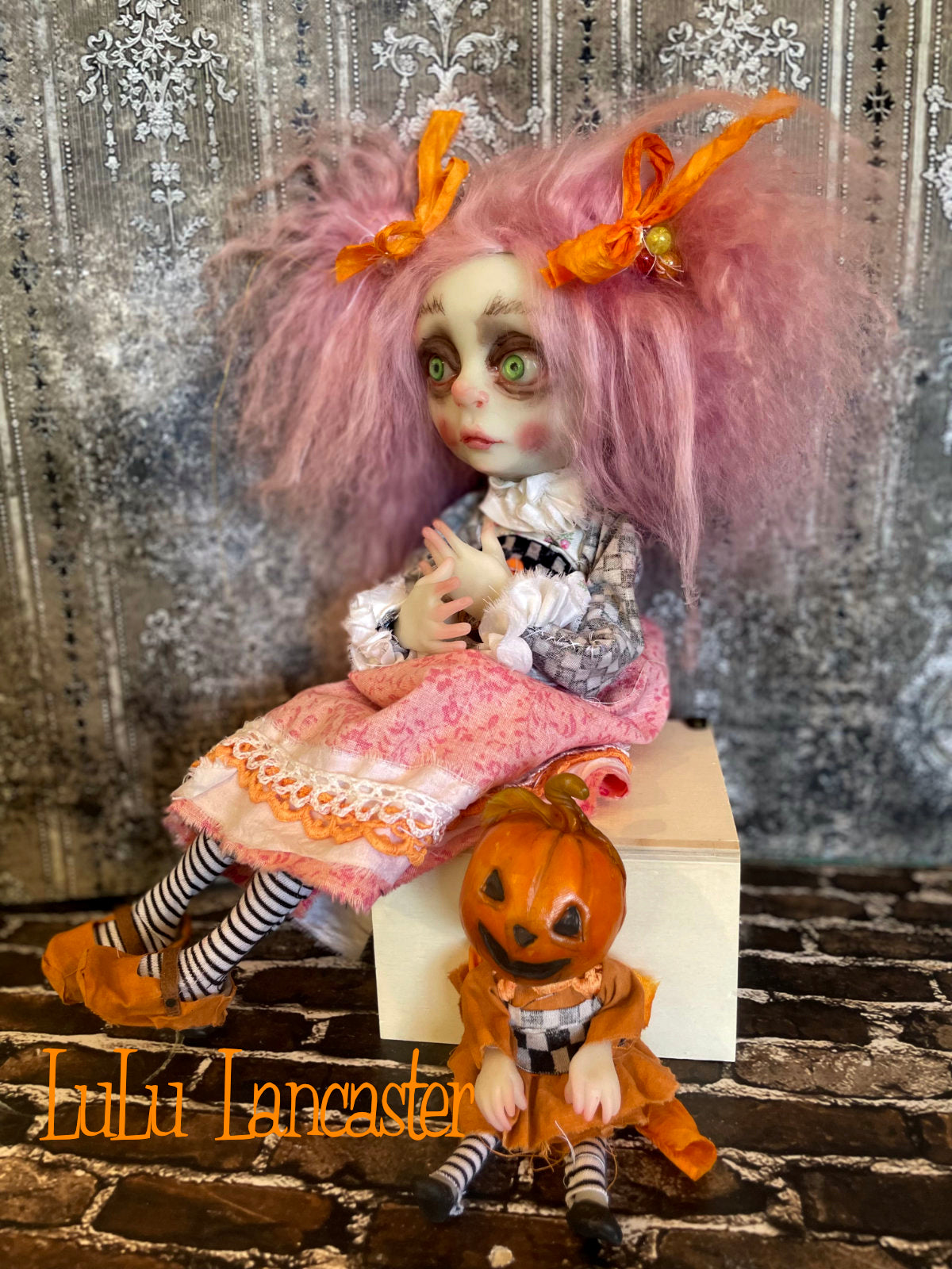 Meggie Halloween sitter Original LuLu Lancaster Art Doll