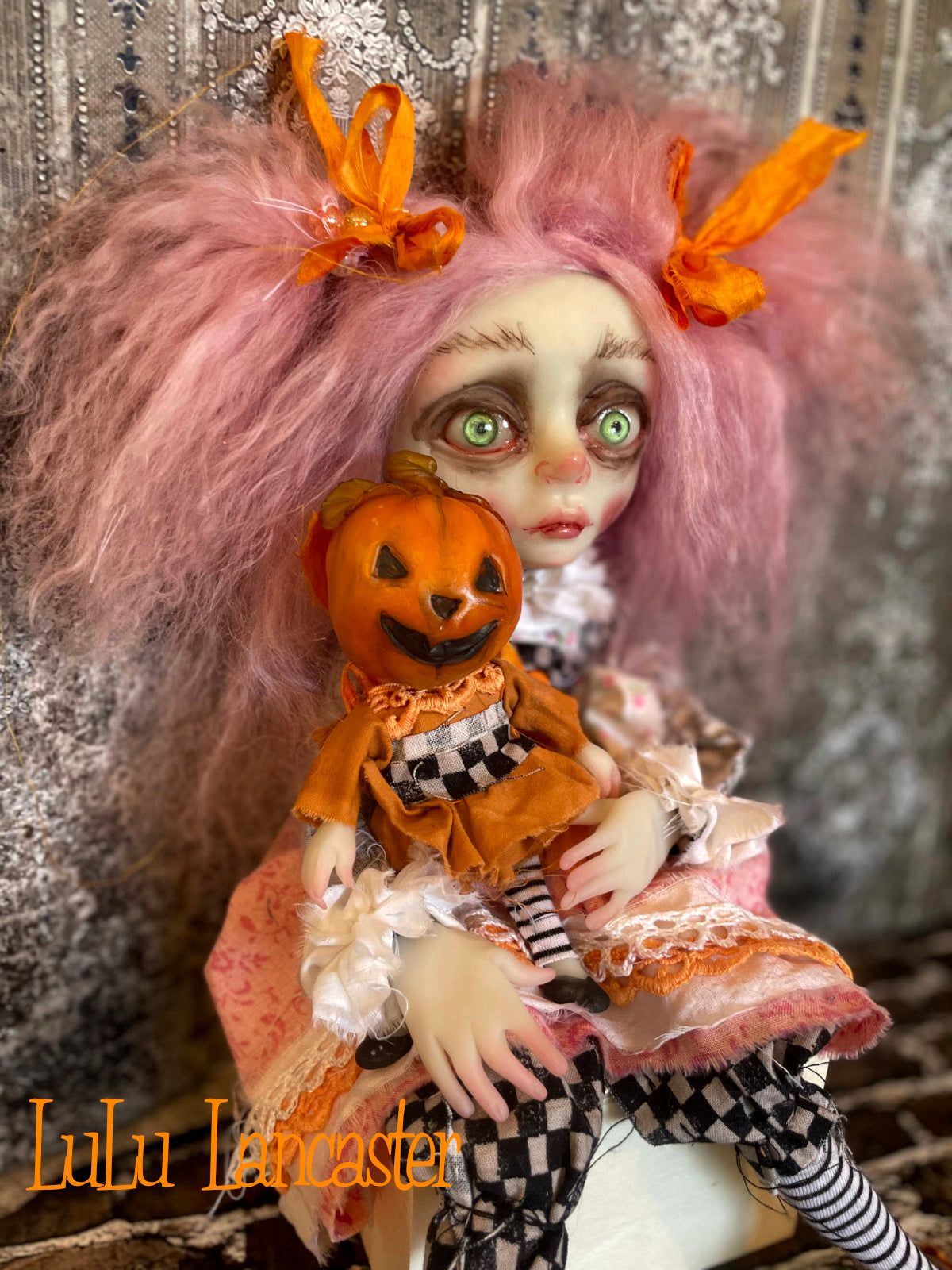 Meggie Halloween sitter Original LuLu Lancaster Art Doll