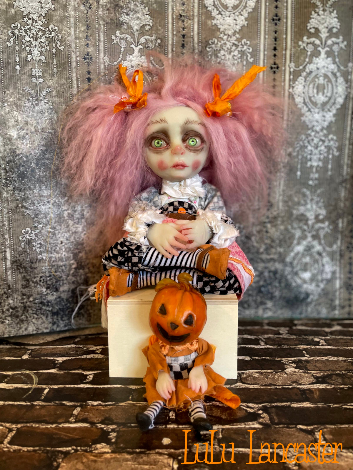 Meggie Halloween sitter Original LuLu Lancaster Art Doll