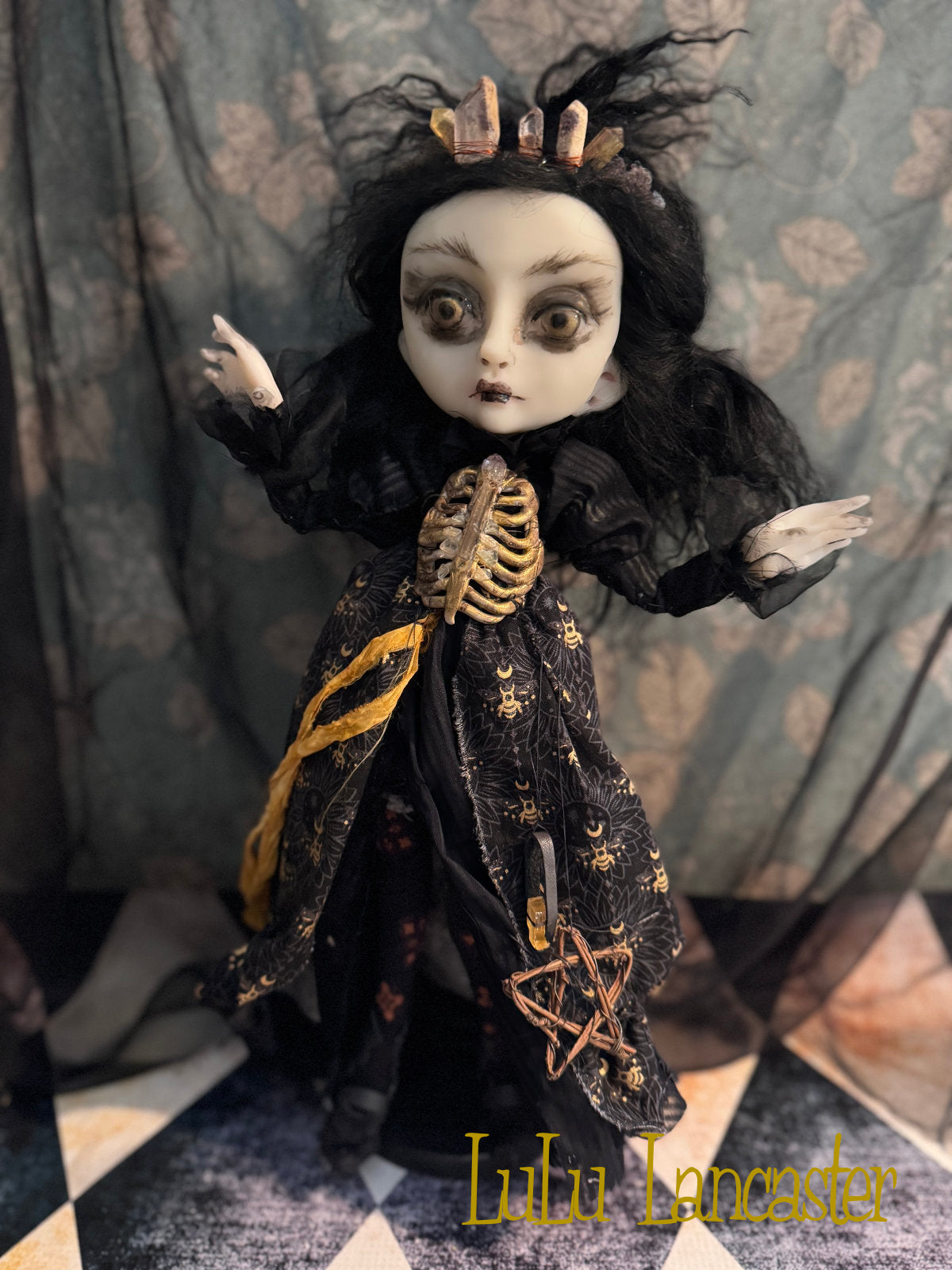 Minlorna the Crystal Witch Original LuLu Lancaster Art Doll