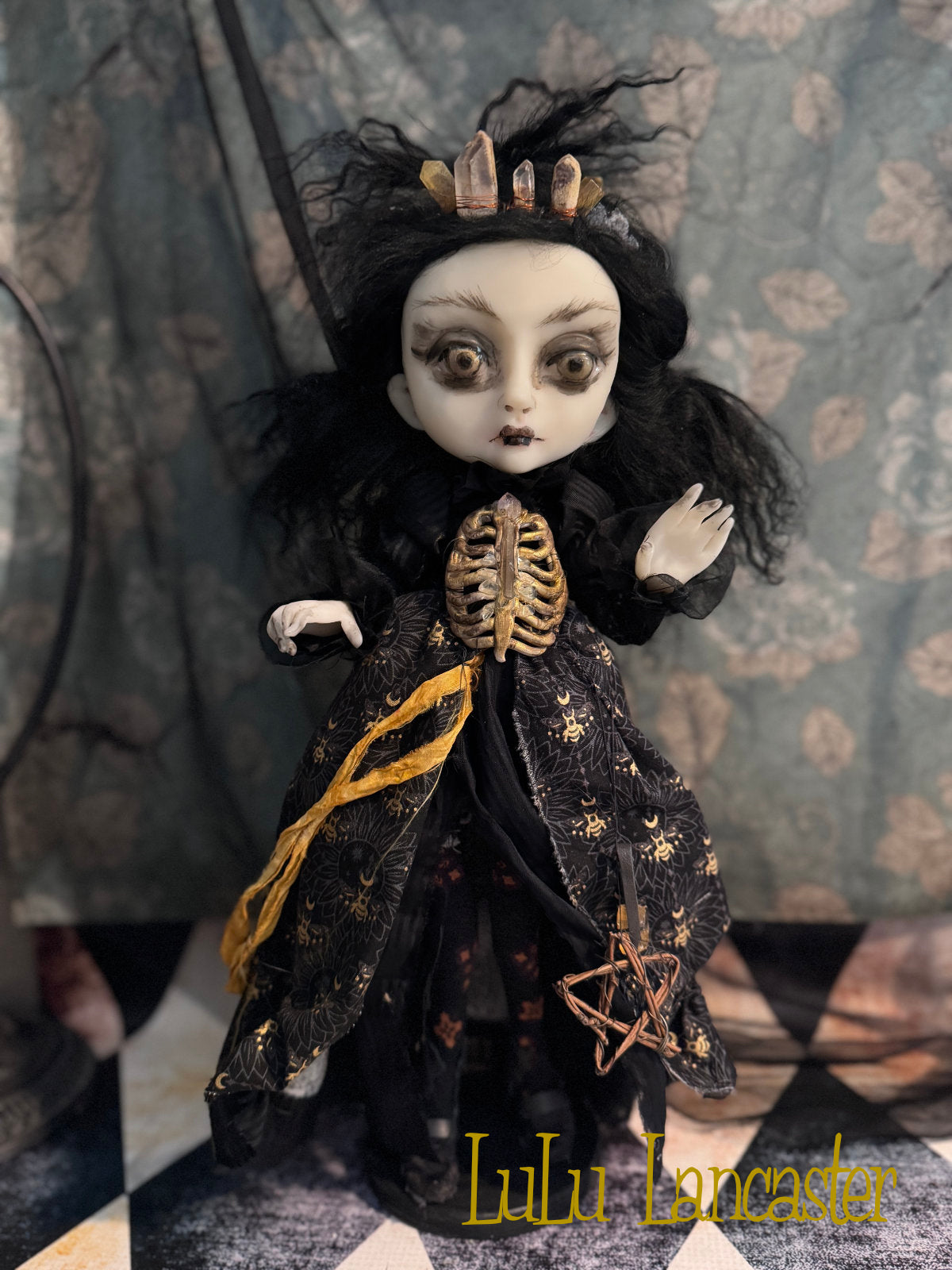 Minlorna the Crystal Witch Original LuLu Lancaster Art Doll