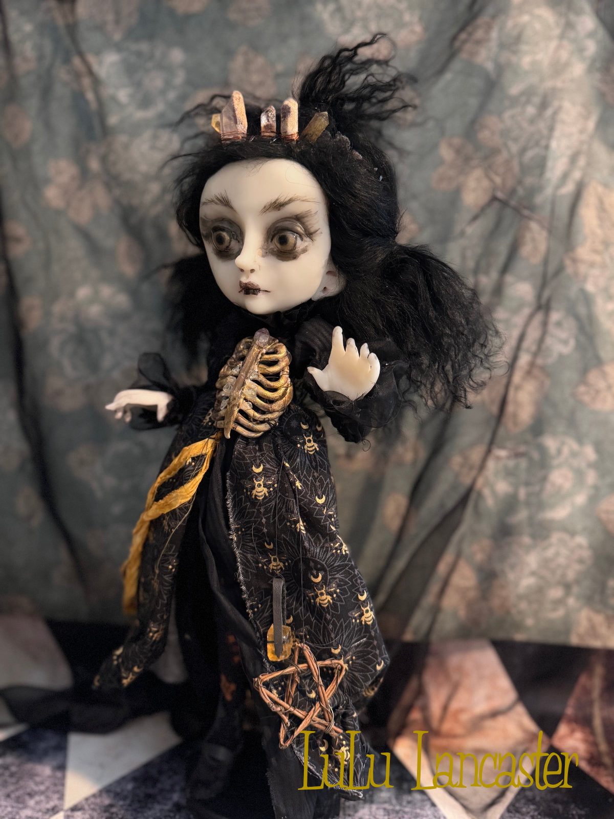 Minlorna the Crystal Witch Original LuLu Lancaster Art Doll