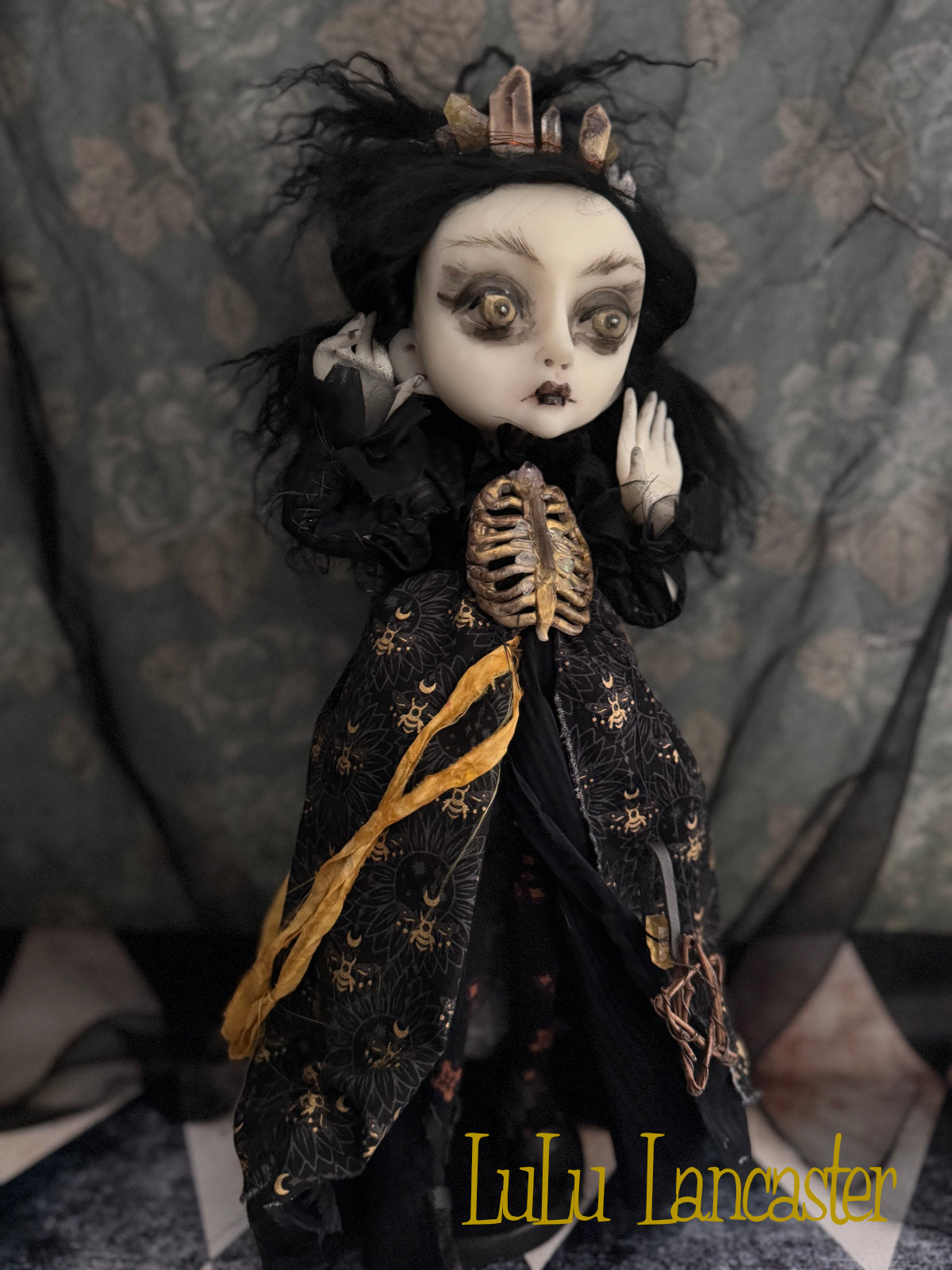 Minlorna the Crystal Witch Original LuLu Lancaster Art Doll