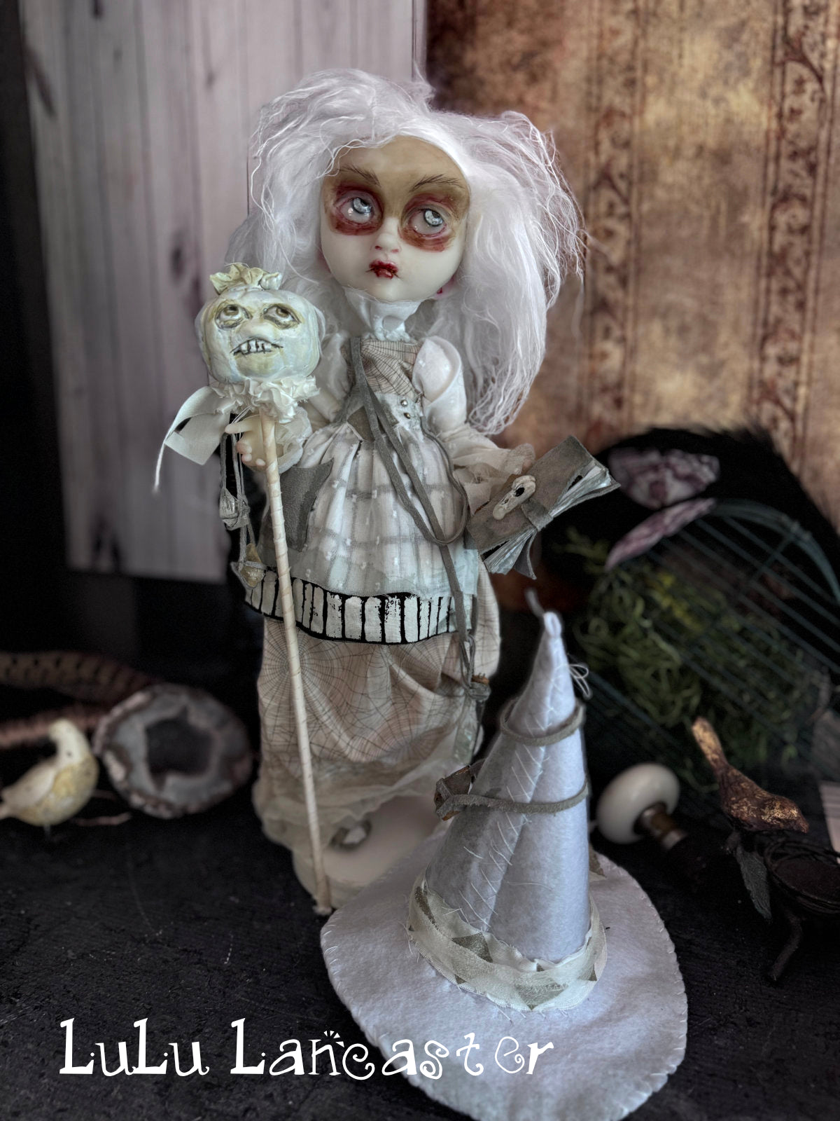 Mirage the White Witch  Original LuLu Lancaster Art Doll