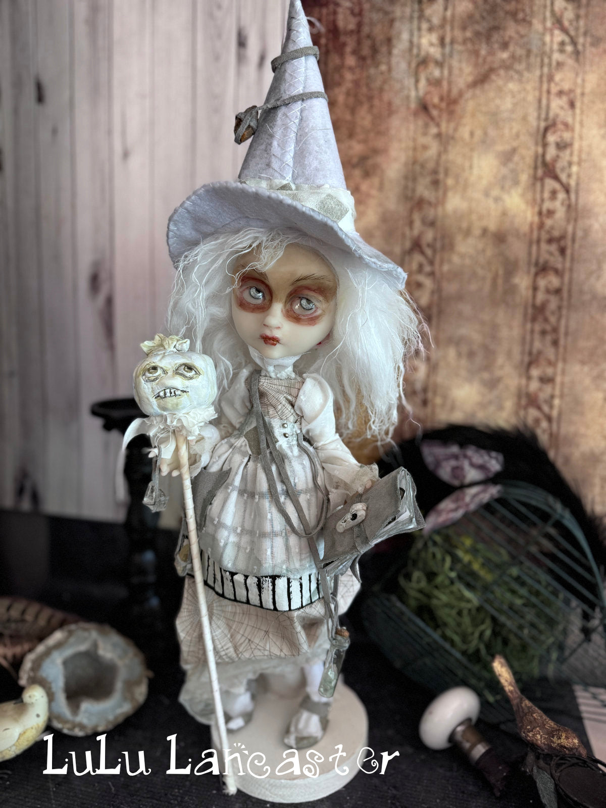 Mirage the White Witch  Original LuLu Lancaster Art Doll