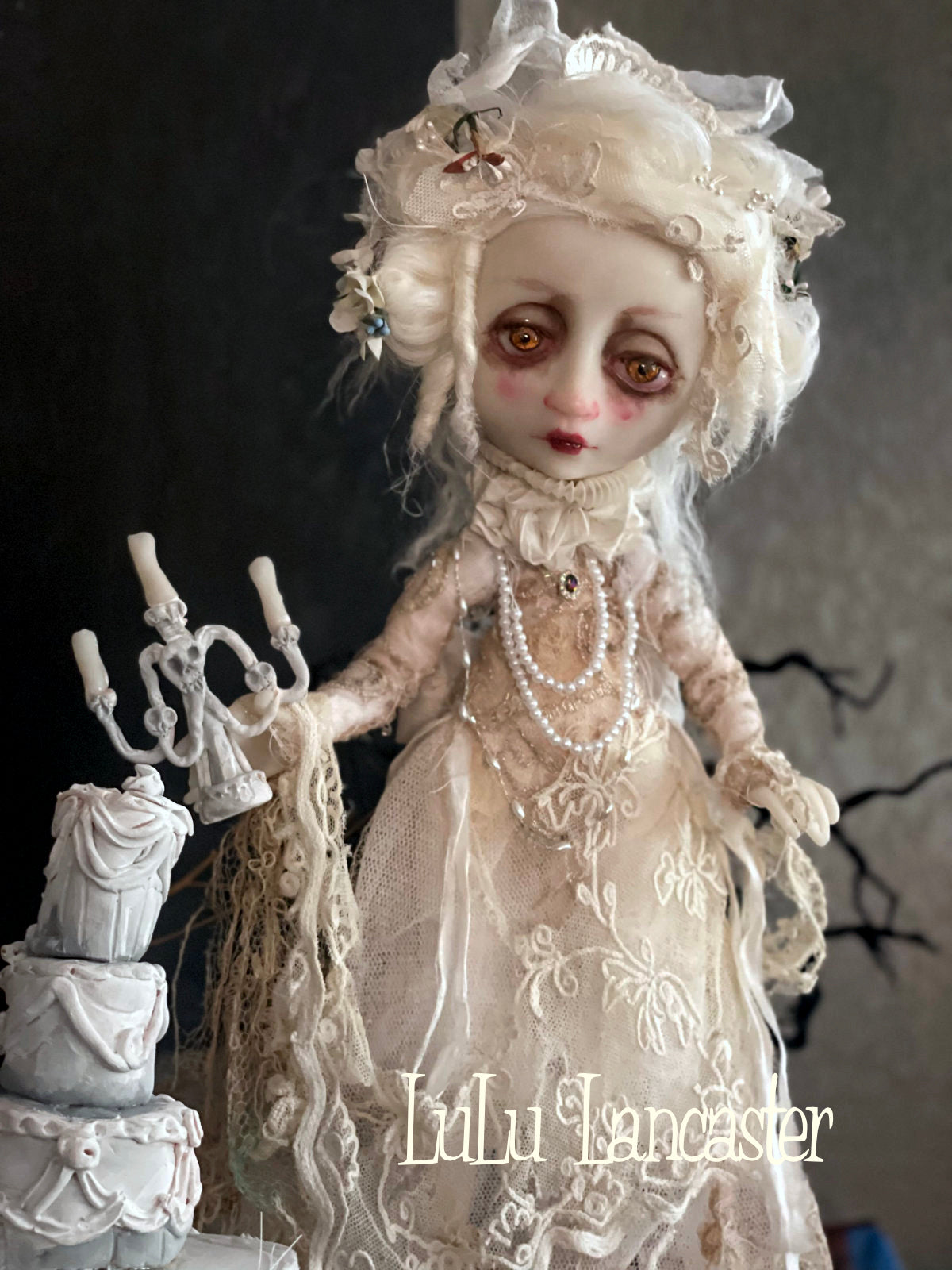 Miss. Havisham Original LuLu Lancaster Halloween Art Doll