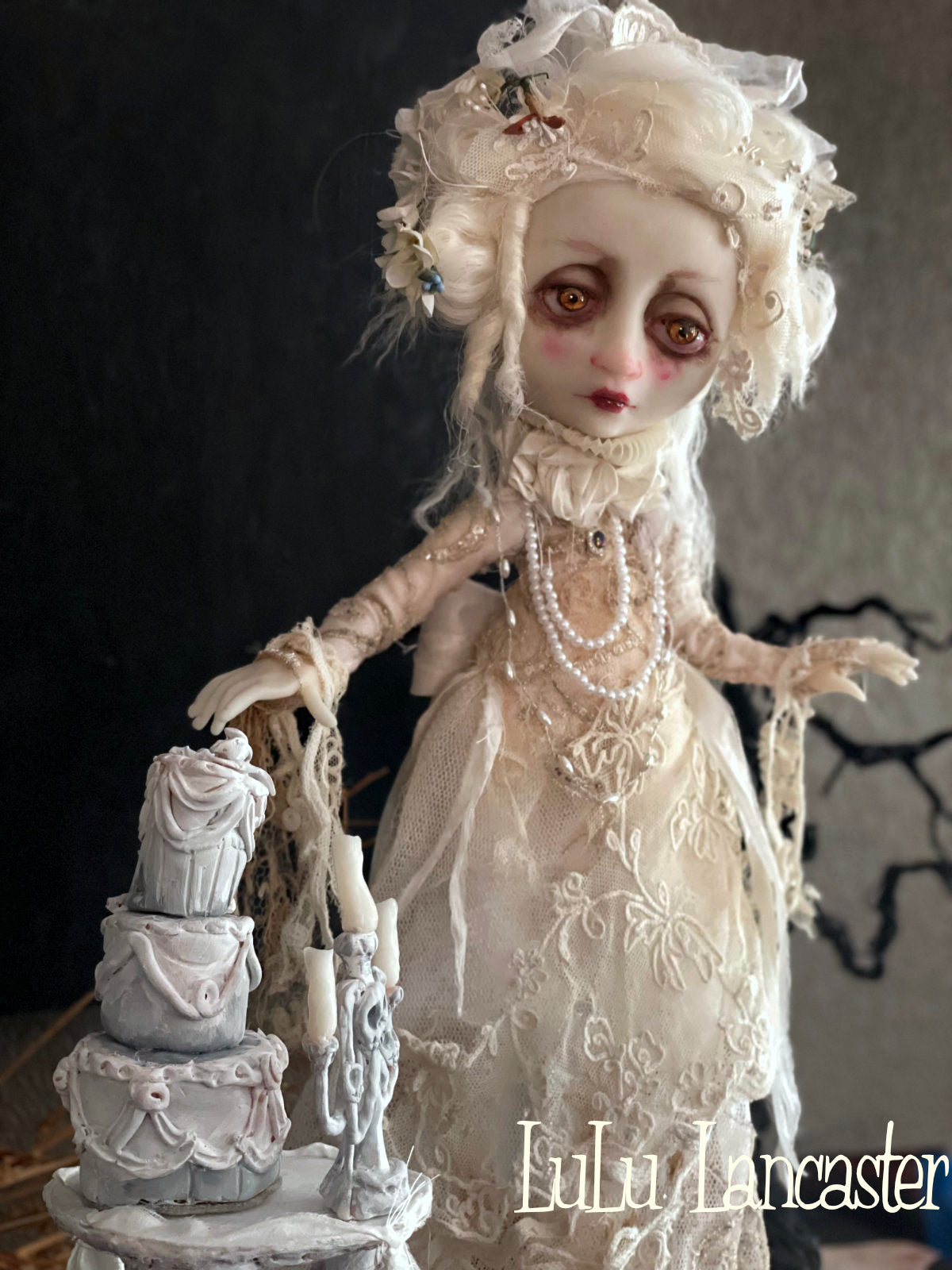 Miss. Havisham Original LuLu Lancaster Halloween Art Doll
