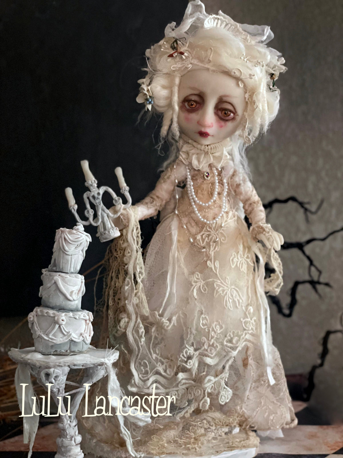 Miss. Havisham Original LuLu Lancaster Halloween Art Doll