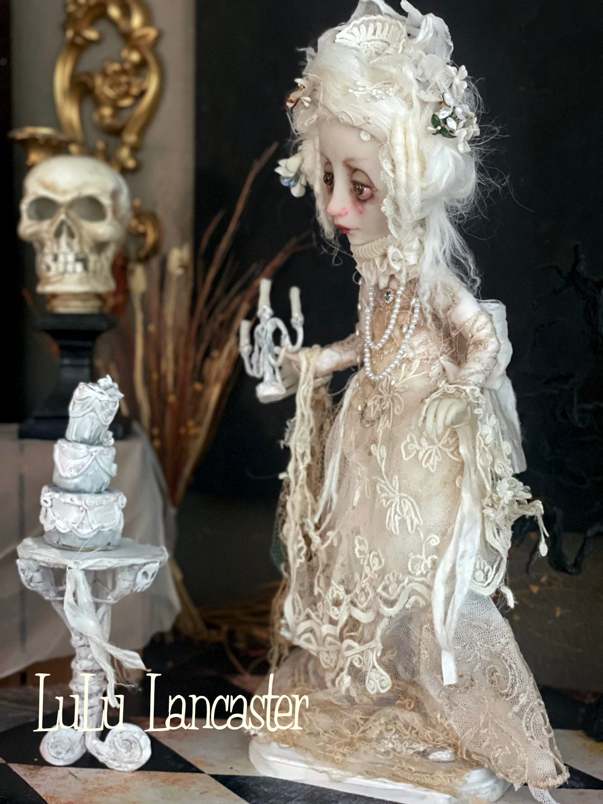 Miss. Havisham Original LuLu Lancaster Halloween Art Doll