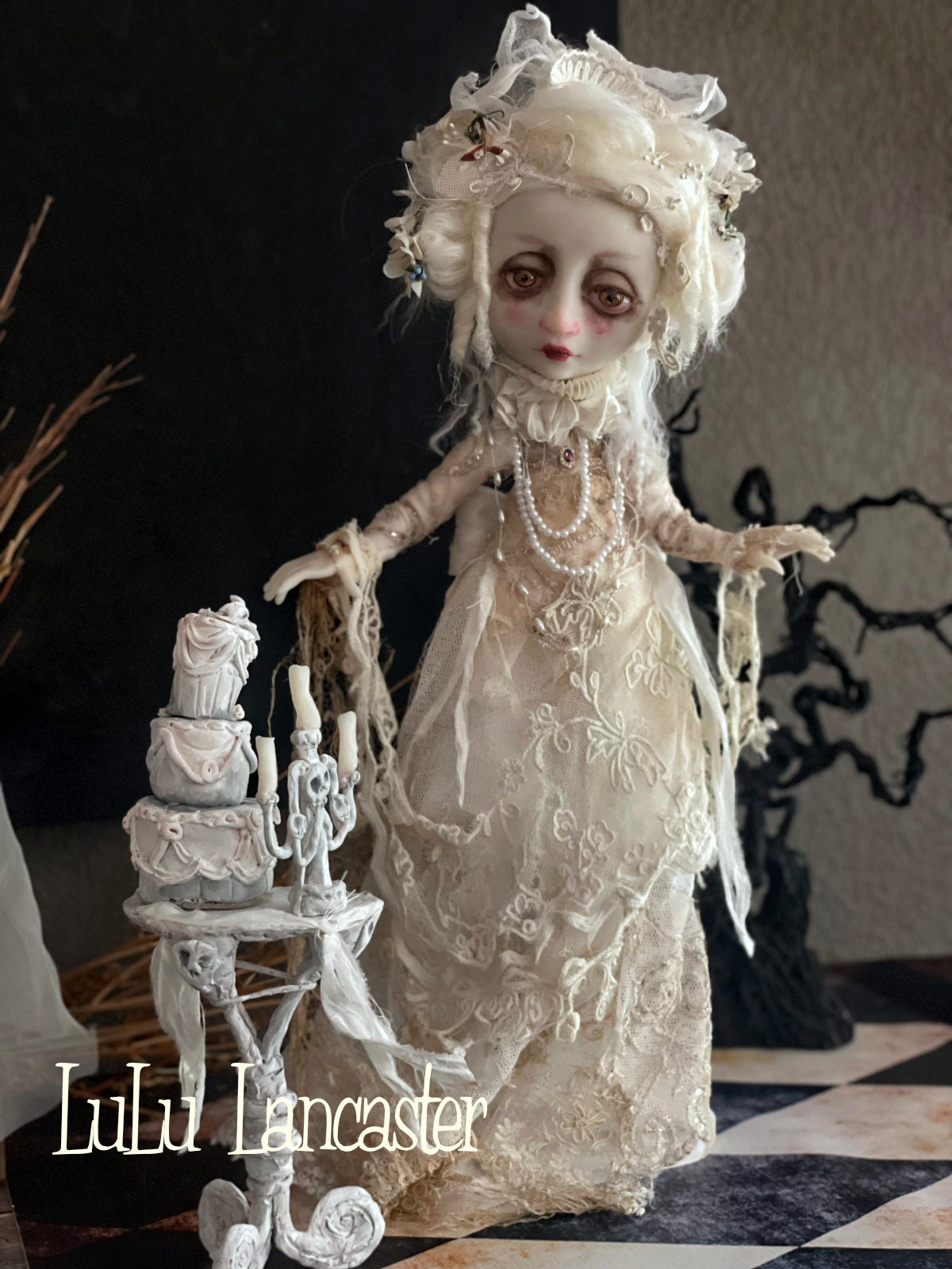 Miss. Havisham Original LuLu Lancaster Halloween Art Doll
