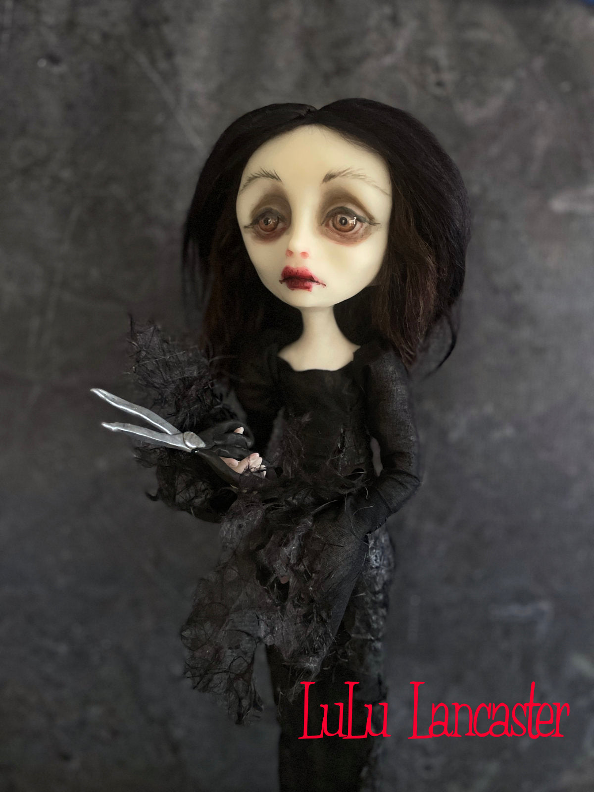 Morticia the broken hearted Original LuLu Lancaster Art Doll
