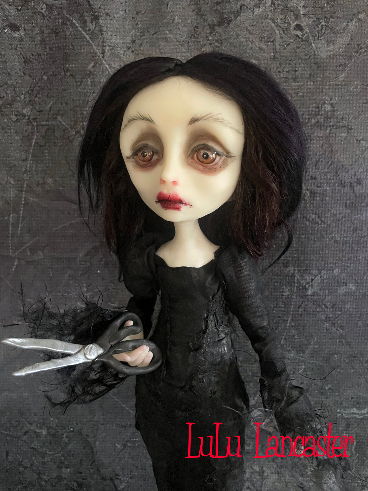 Morticia Made To Order ~ original Lulu Lancaster Art Doll