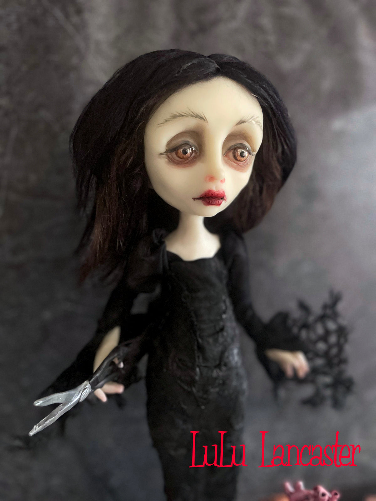 Morticia Made To Order ~ original Lulu Lancaster Art Doll