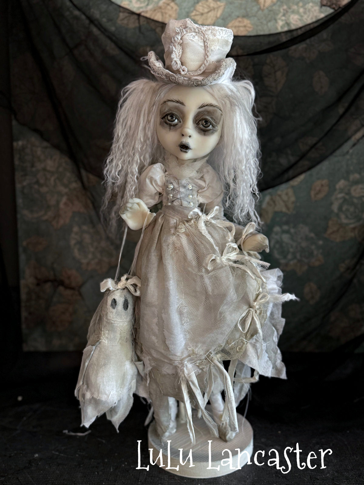 Mourning Marette the Ghost Original LuLu Lancaster Art Doll