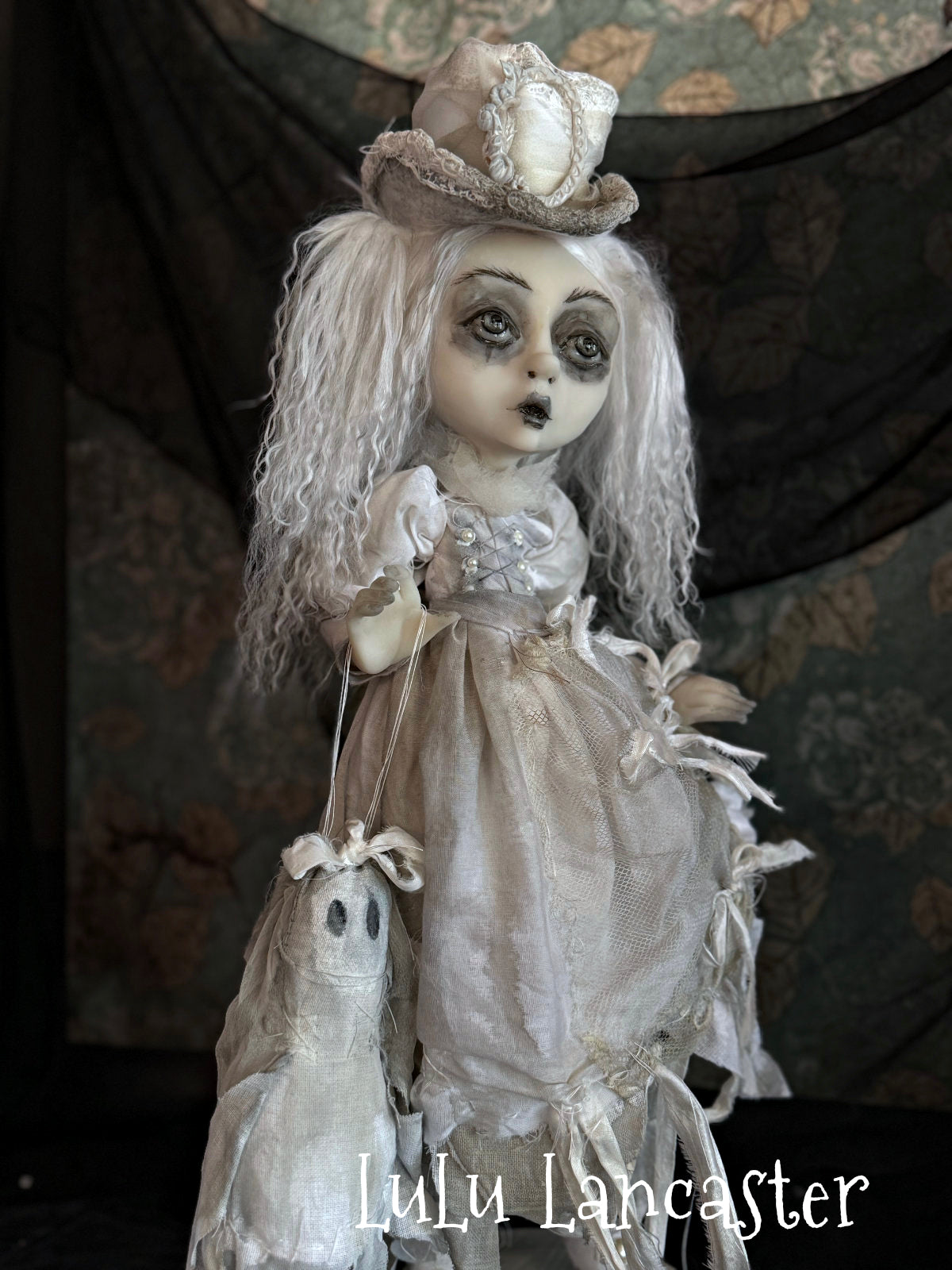 Mourning Marette the Ghost Original LuLu Lancaster Art Doll