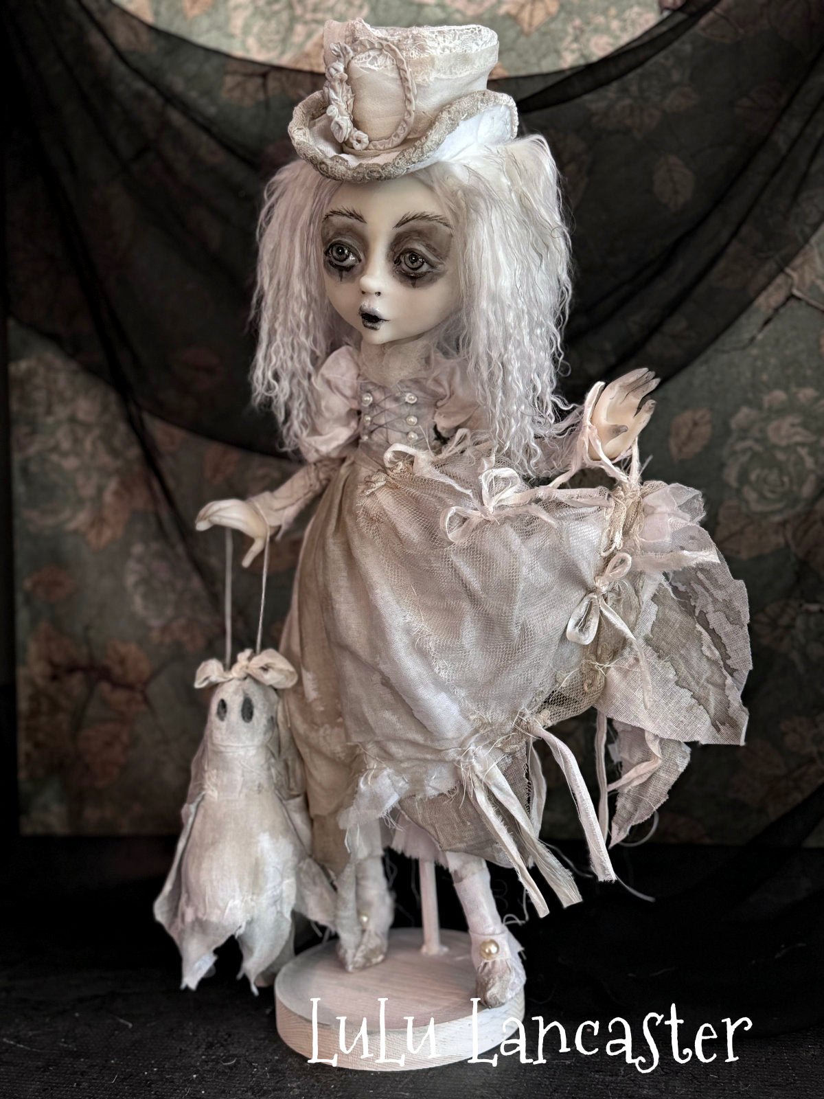 Mourning Marette the Ghost Original LuLu Lancaster Art Doll