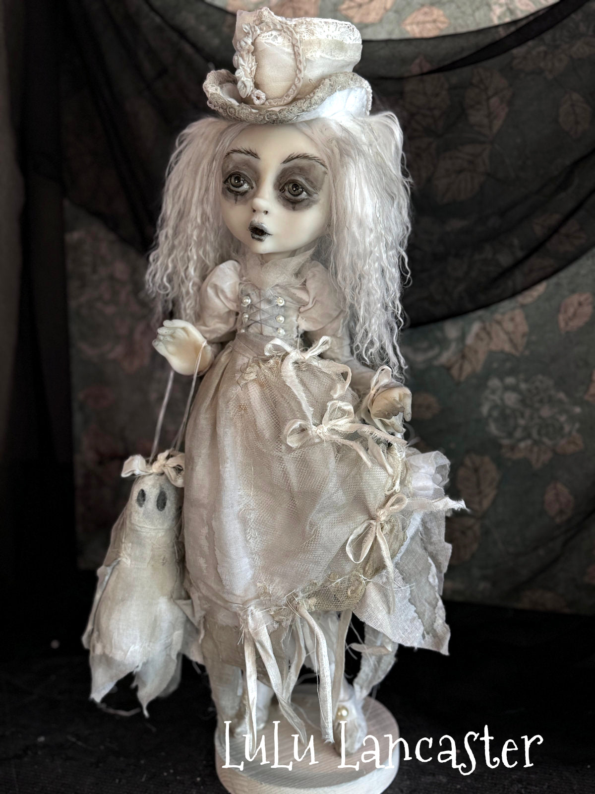 Mourning Marette the Ghost Original LuLu Lancaster Art Doll