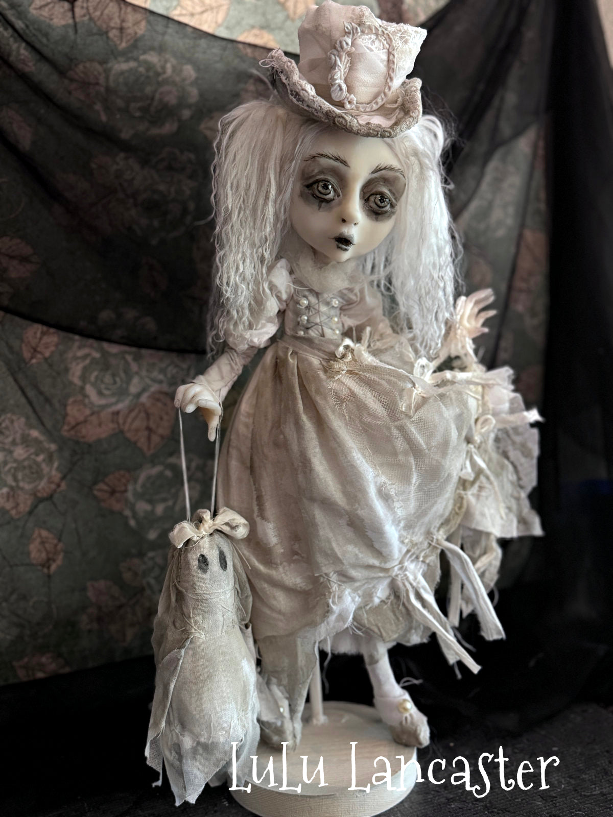 Mourning Marette the Ghost Original LuLu Lancaster Art Doll