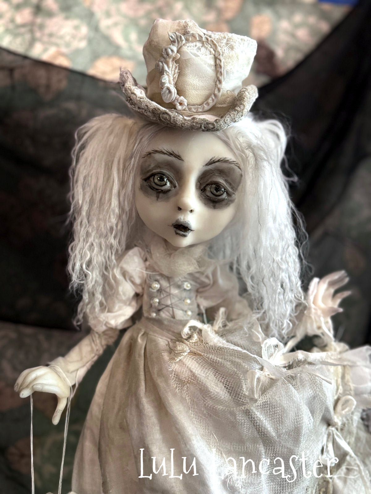 Mourning Marette the Ghost Original LuLu Lancaster Art Doll