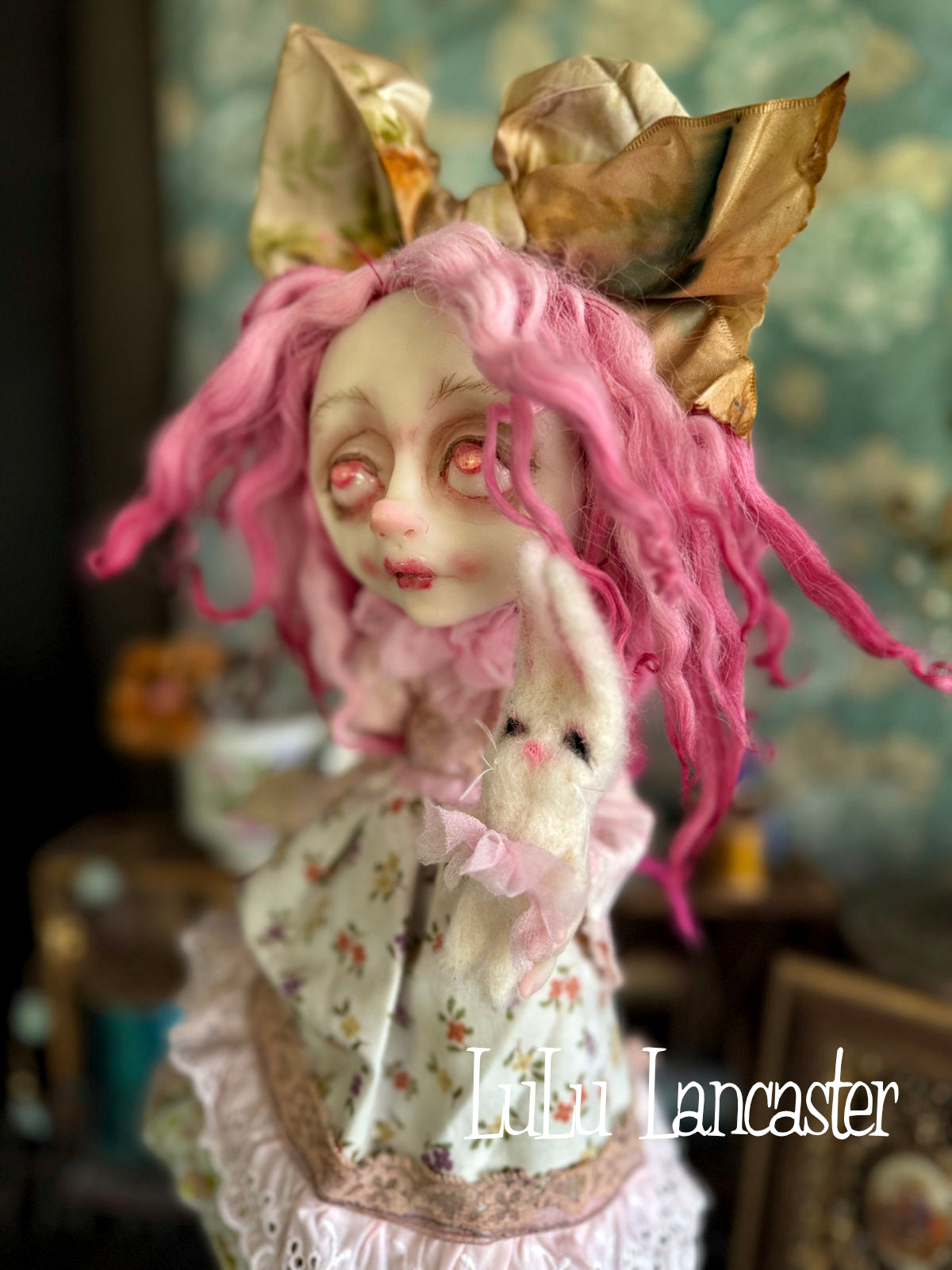 Nellie pink spring Goth Original LuLu Lancaster Art Doll