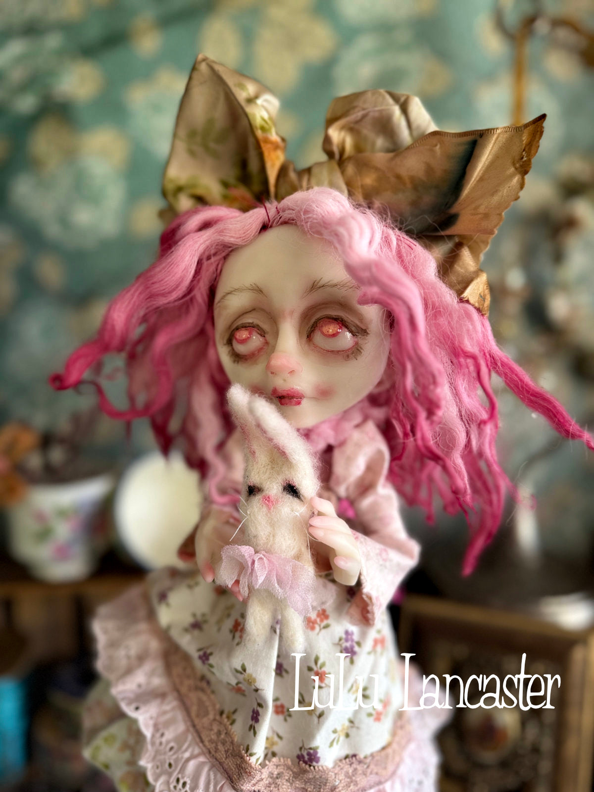 Nellie pink spring Goth Original LuLu Lancaster Art Doll
