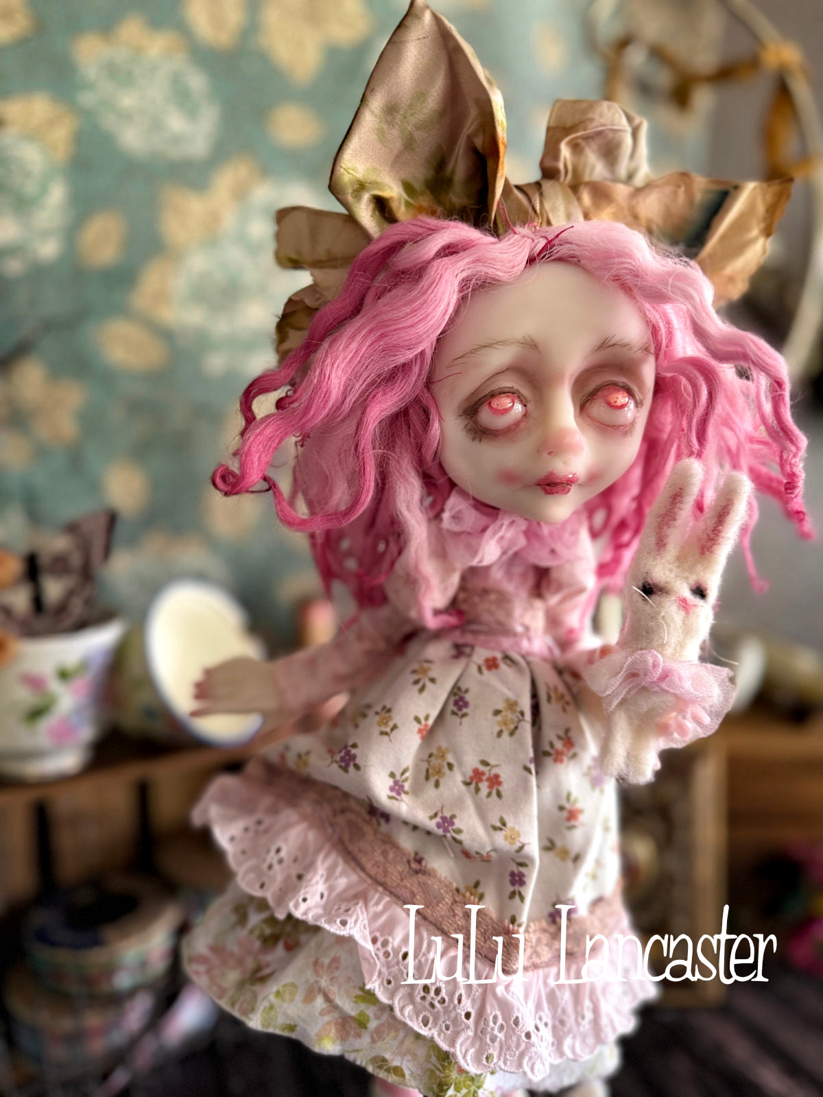 Nellie pink spring Goth Original LuLu Lancaster Art Doll