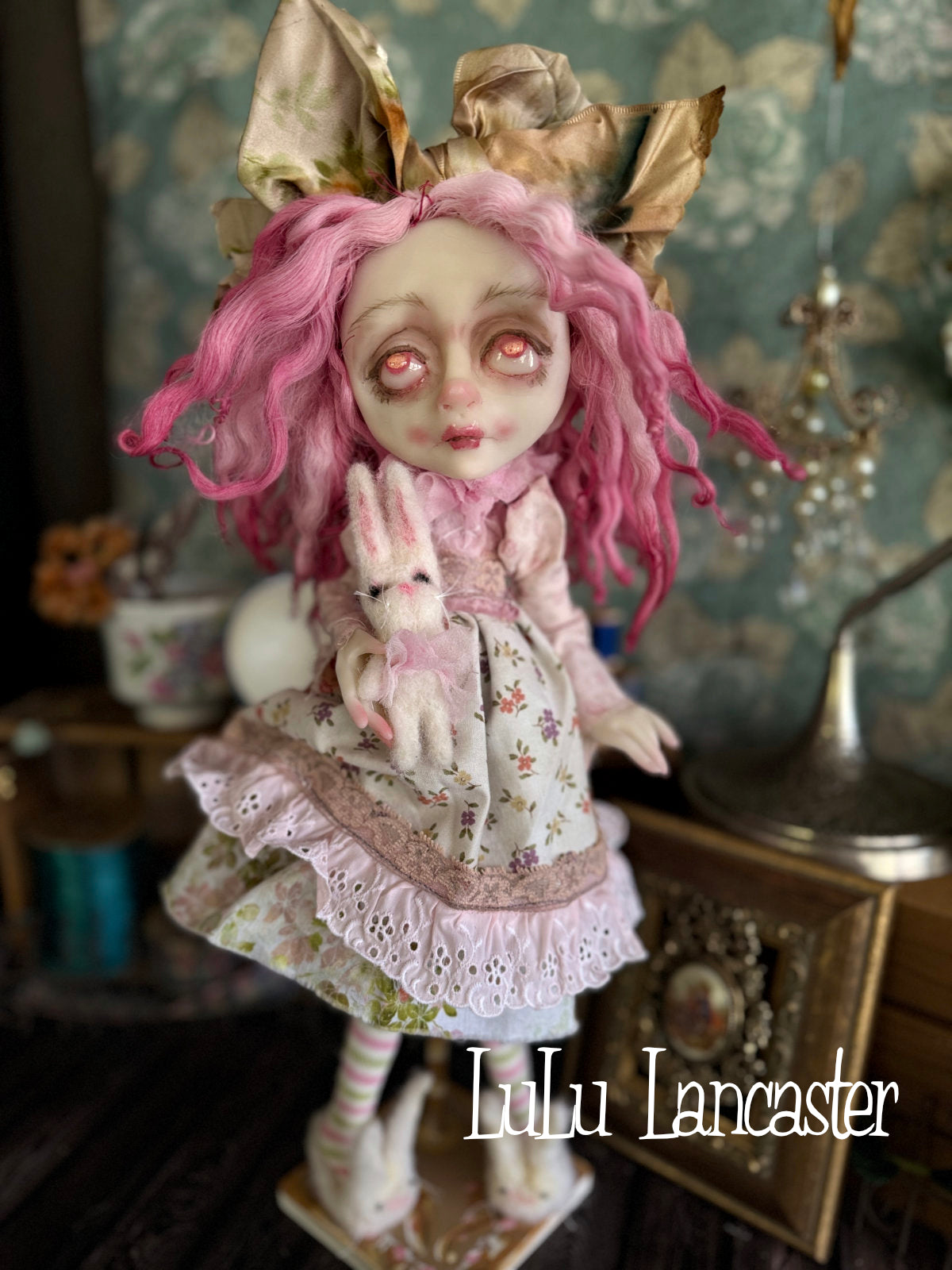 Nellie pink spring Goth Original LuLu Lancaster Art Doll